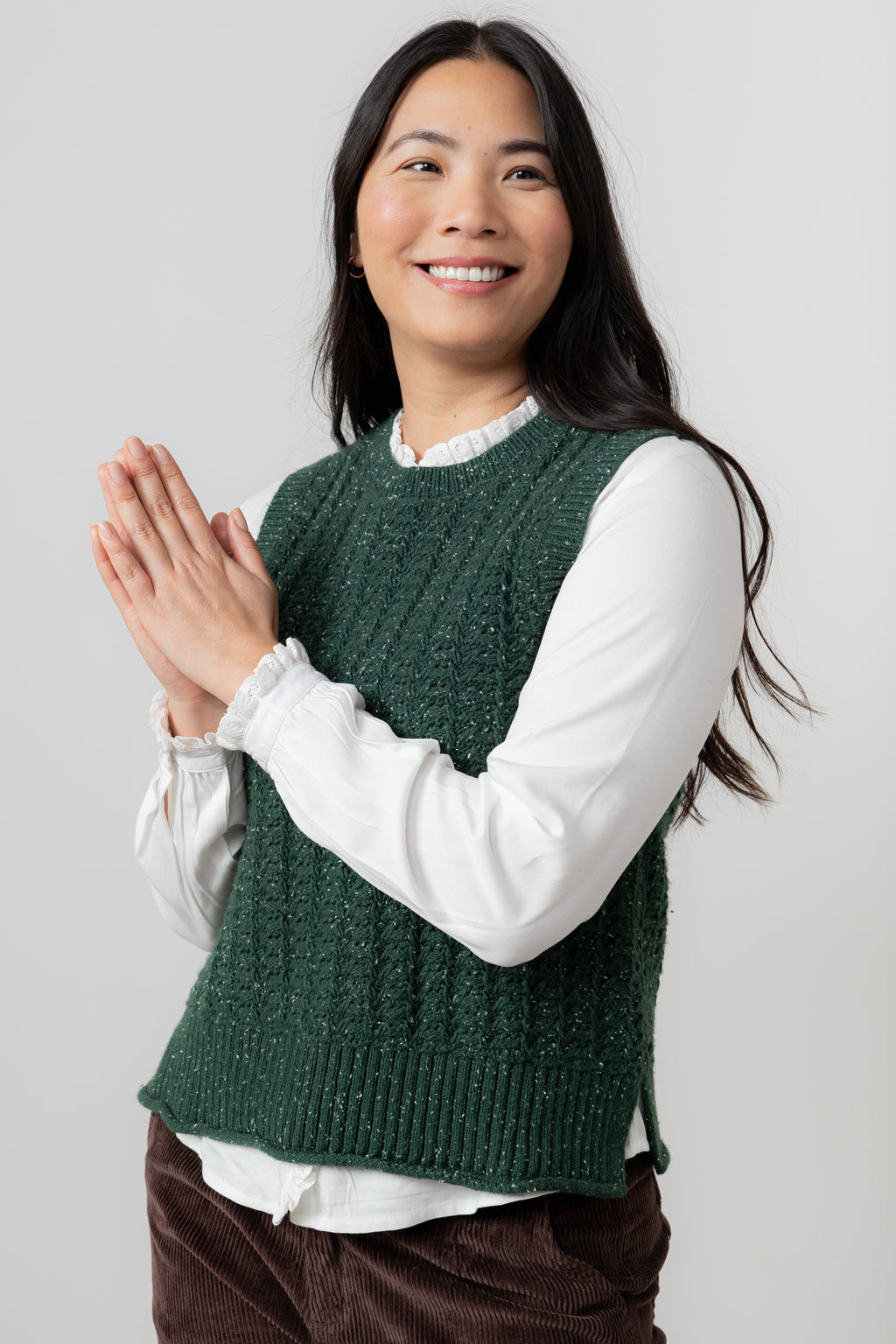 Lily and Me Eva Tank Fleck Knit