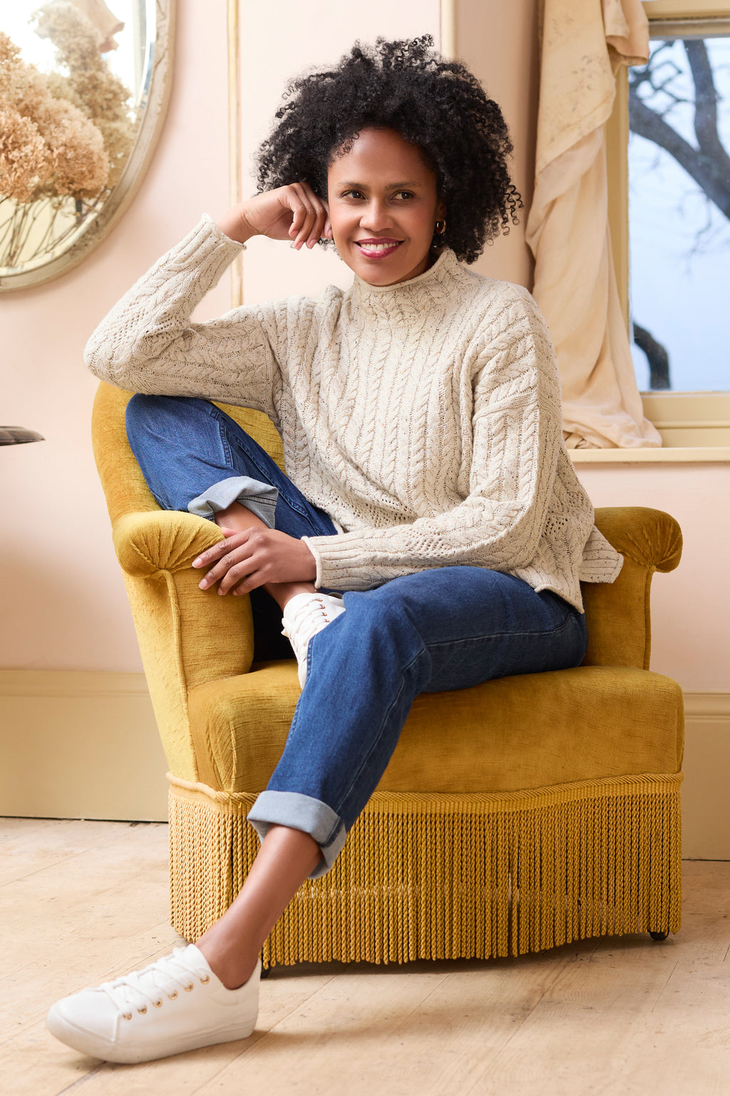 Lily and Me Elspeth Jumper Fleck Knit