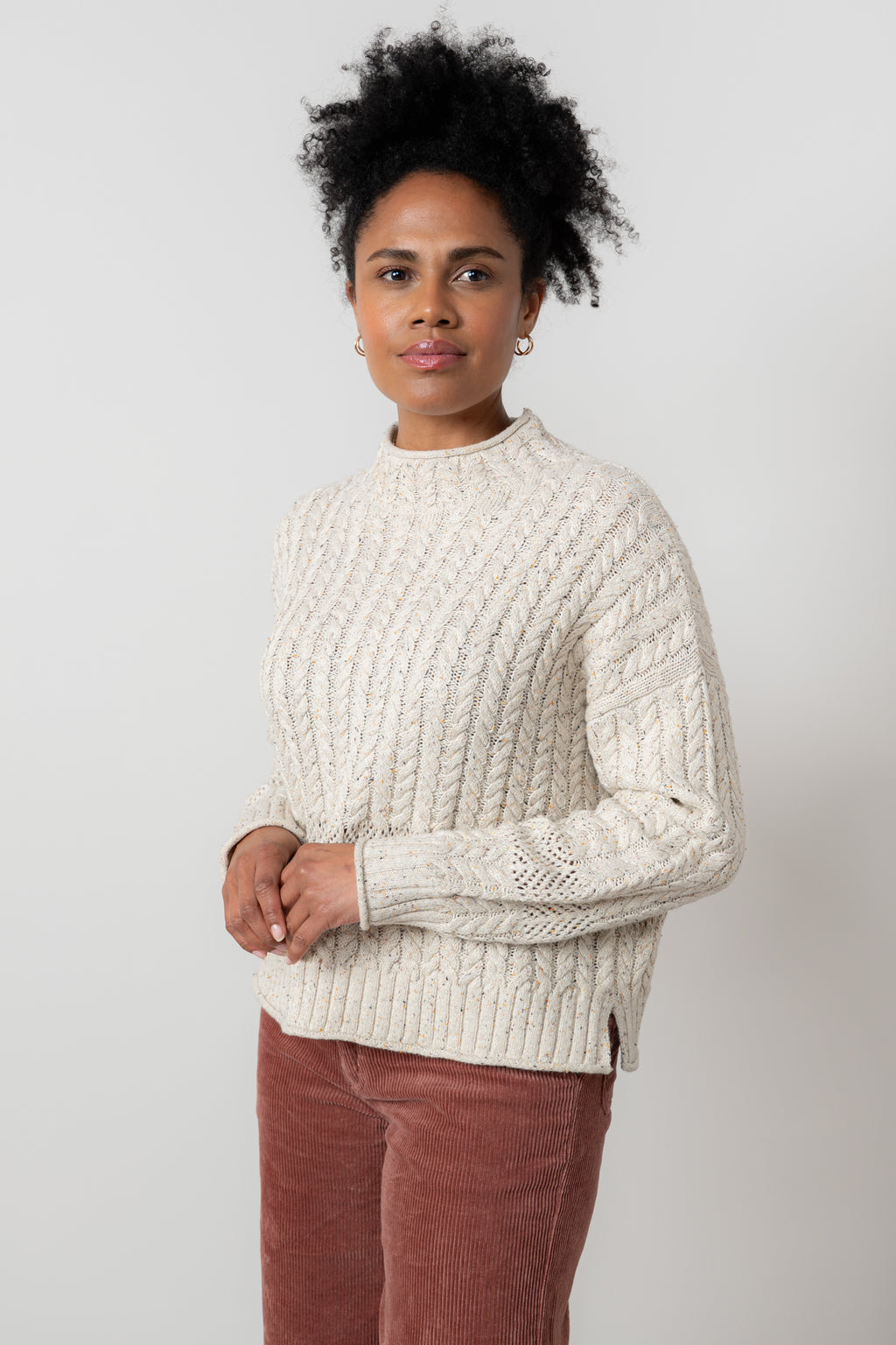 Lily and Me Elspeth Jumper Fleck Knit