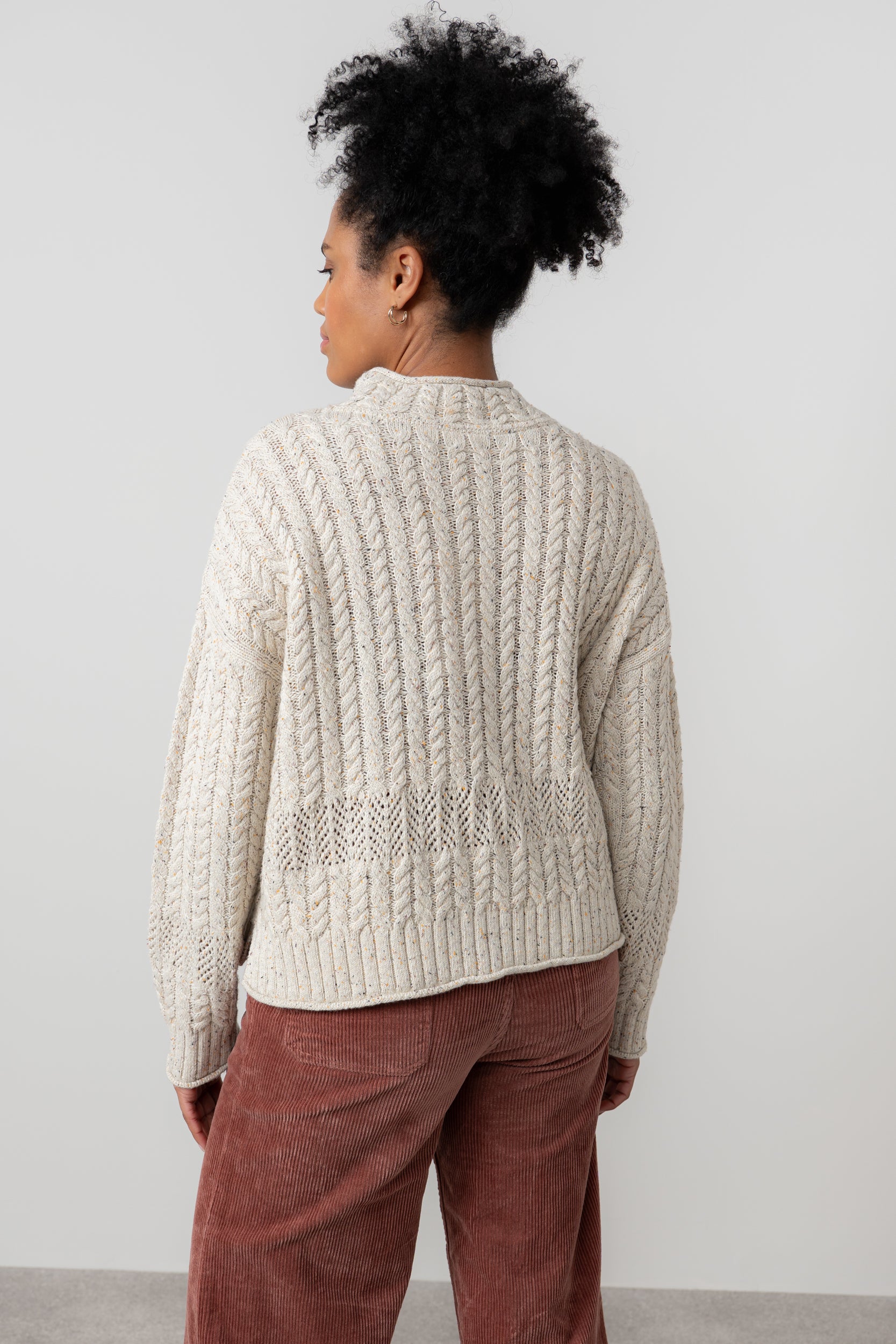 Lily and Me Elspeth Jumper Fleck Knit