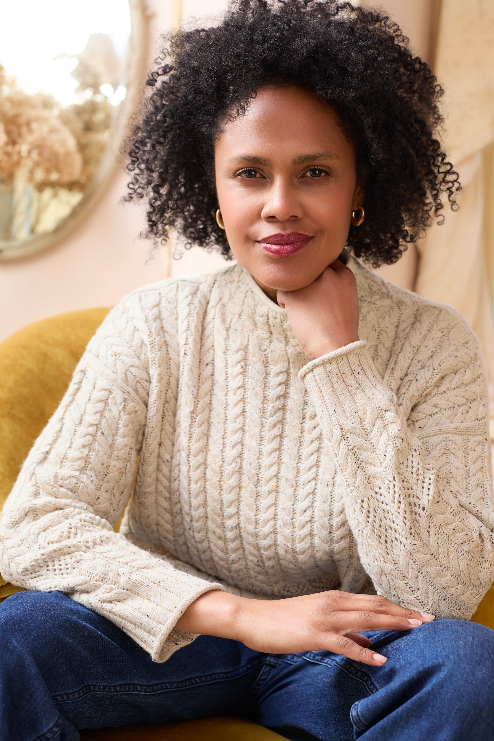 Lily and Me Elspeth Jumper Fleck Knit
