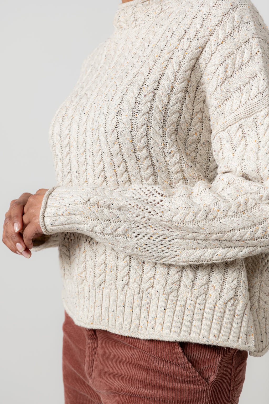 Lily and Me Elspeth Jumper Fleck Knit