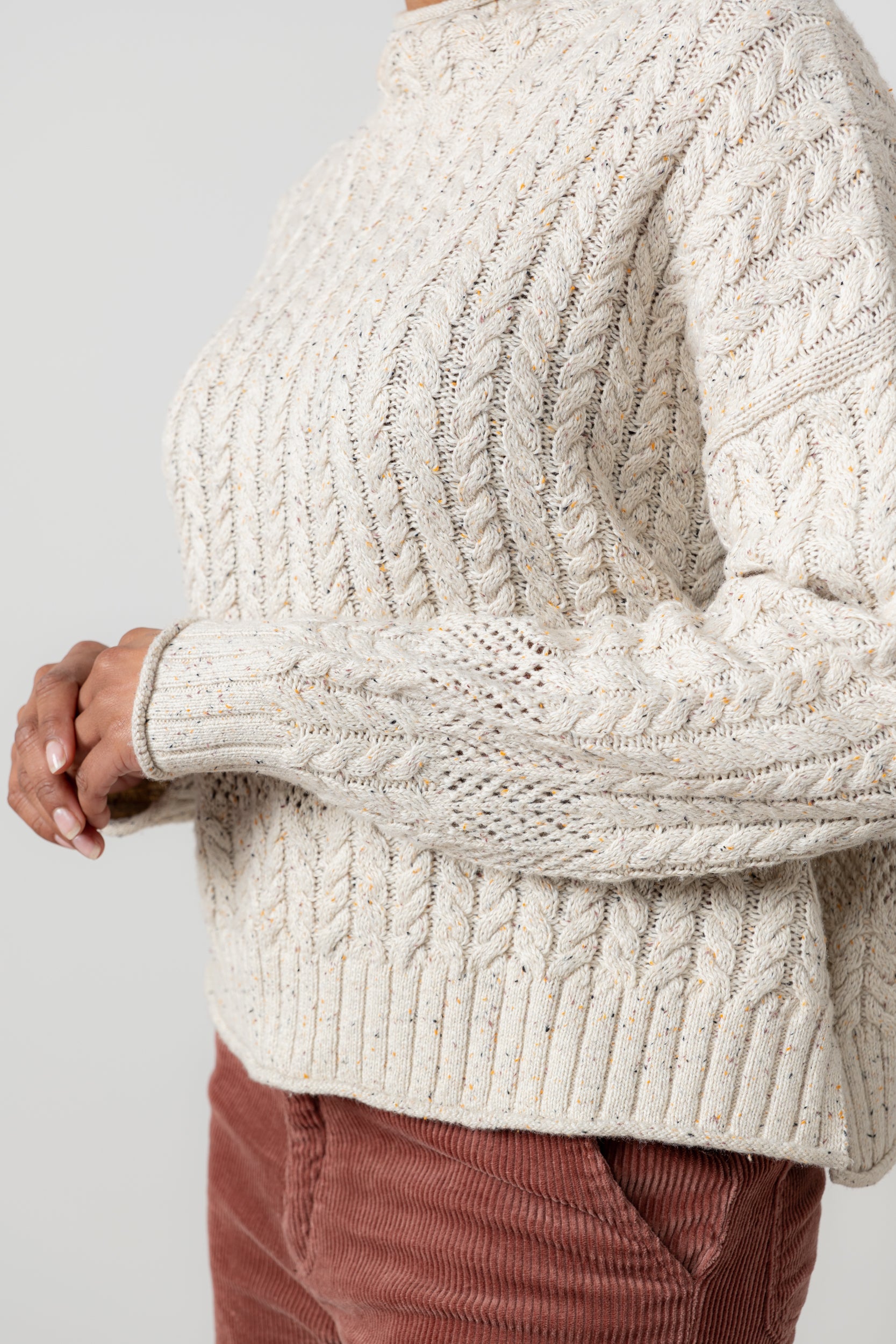 Lily and Me Elspeth Jumper Fleck Knit