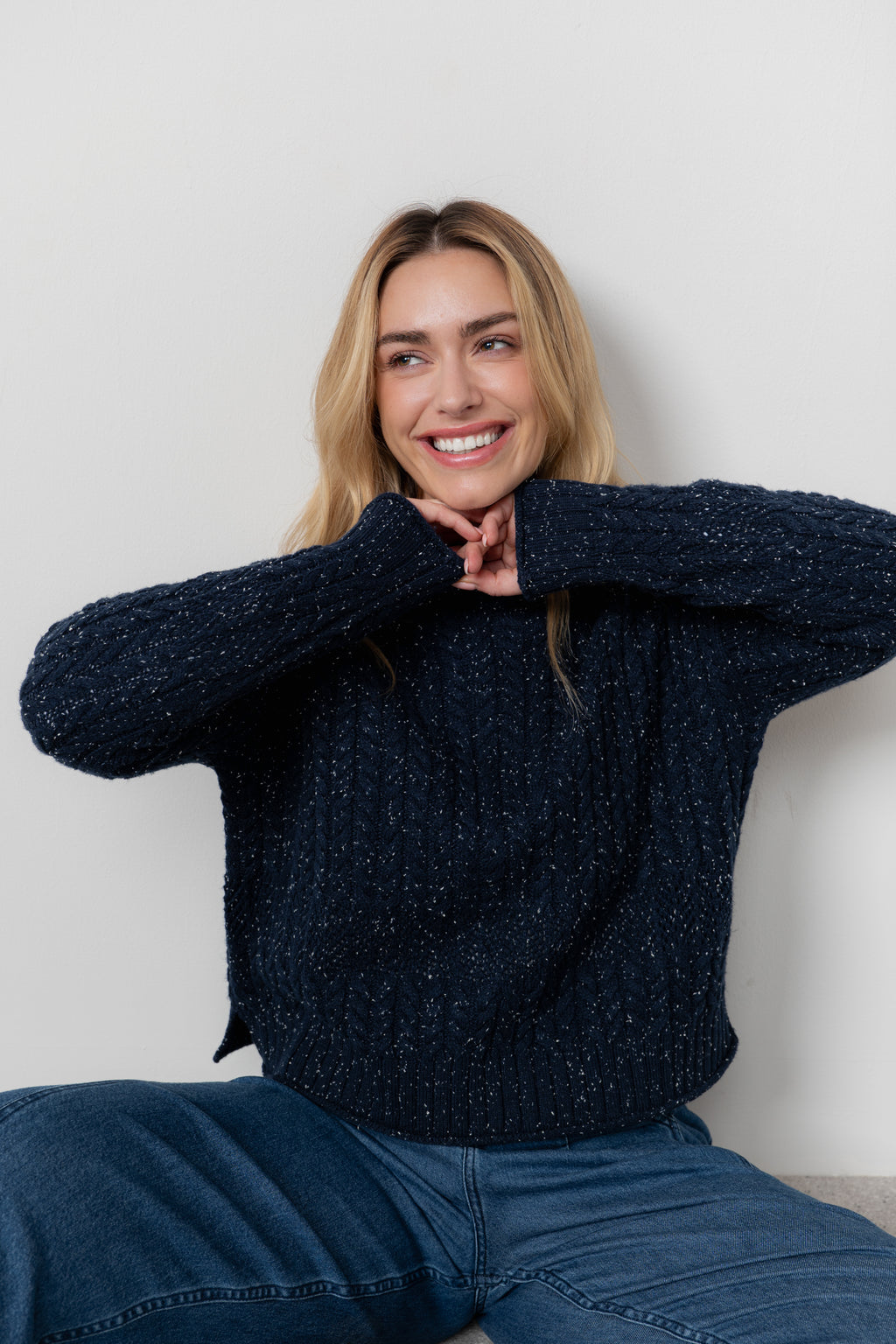 Lily and Me Elspeth Jumper Fleck Knit