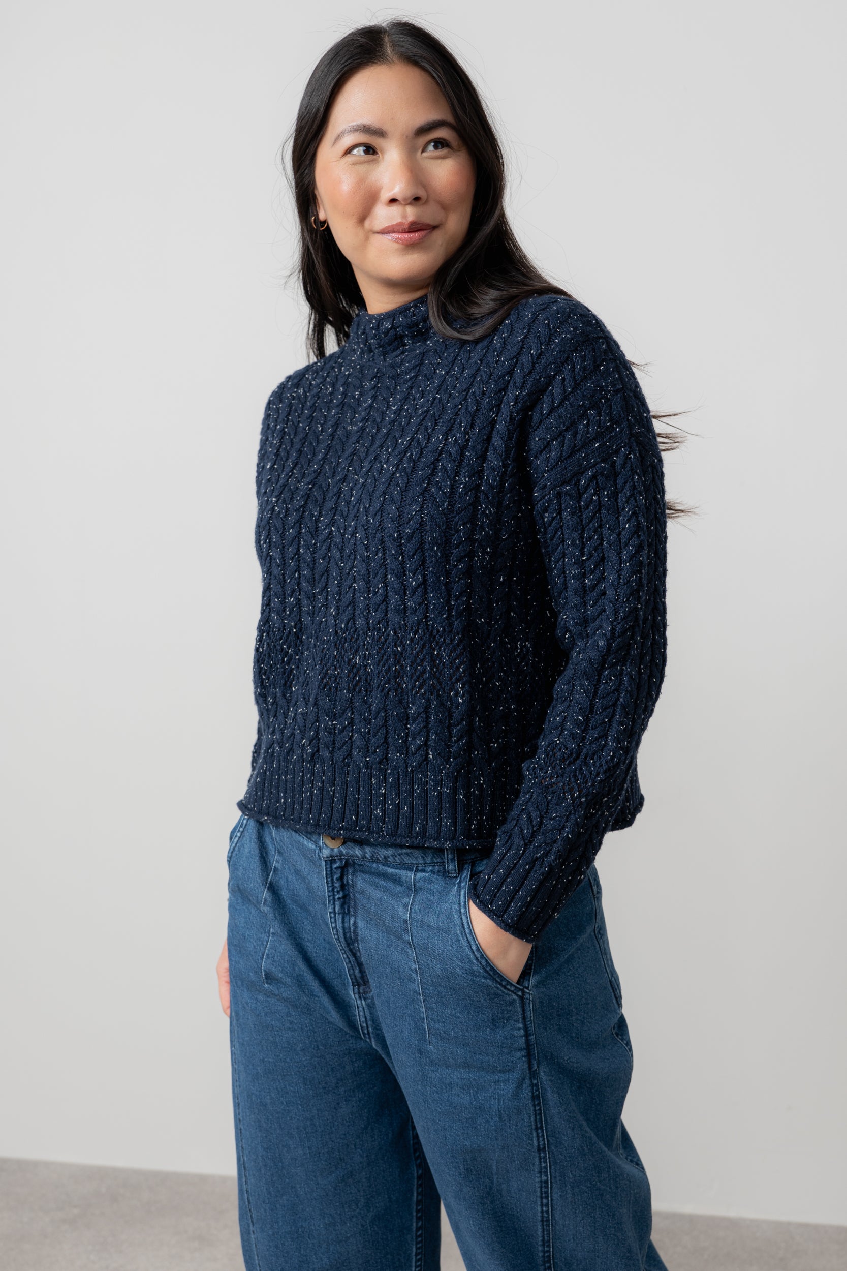 Lily and Me Elspeth Jumper Fleck Knit