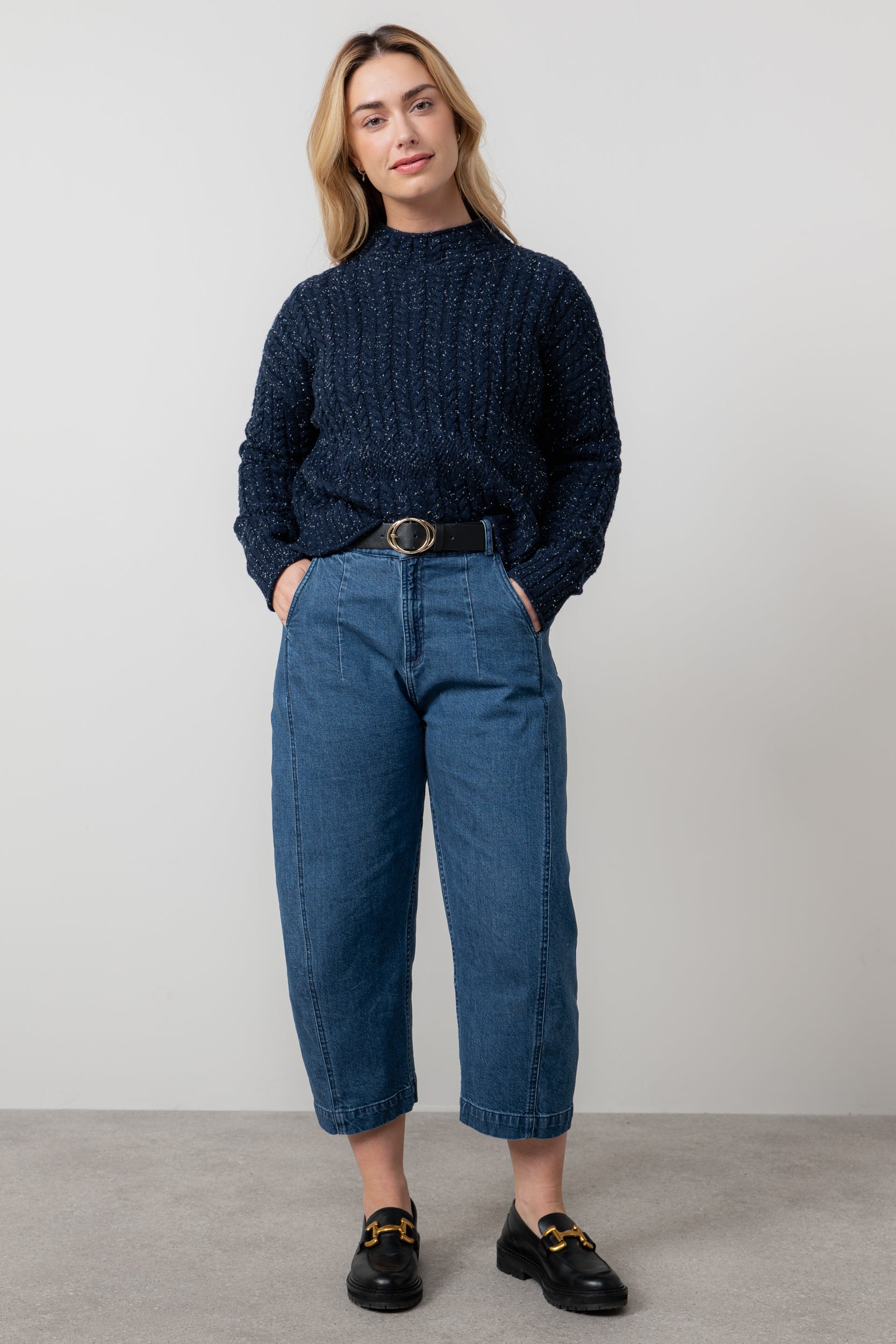Lily and Me Elspeth Jumper Fleck Knit