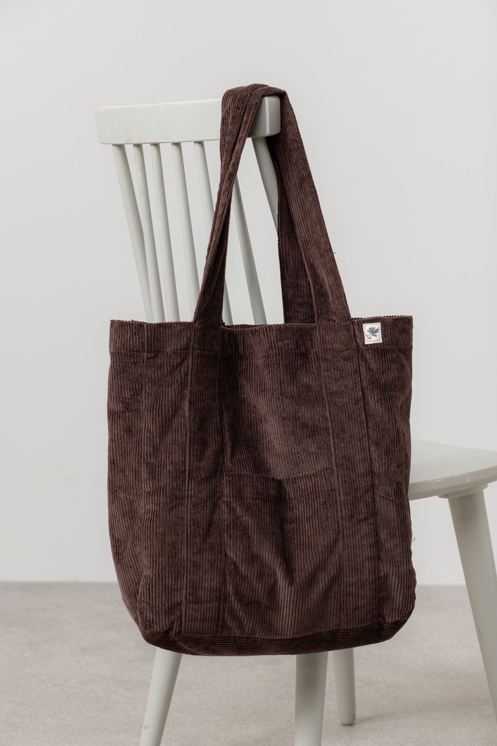 Lily and Me Cord Shopper Bag Plain