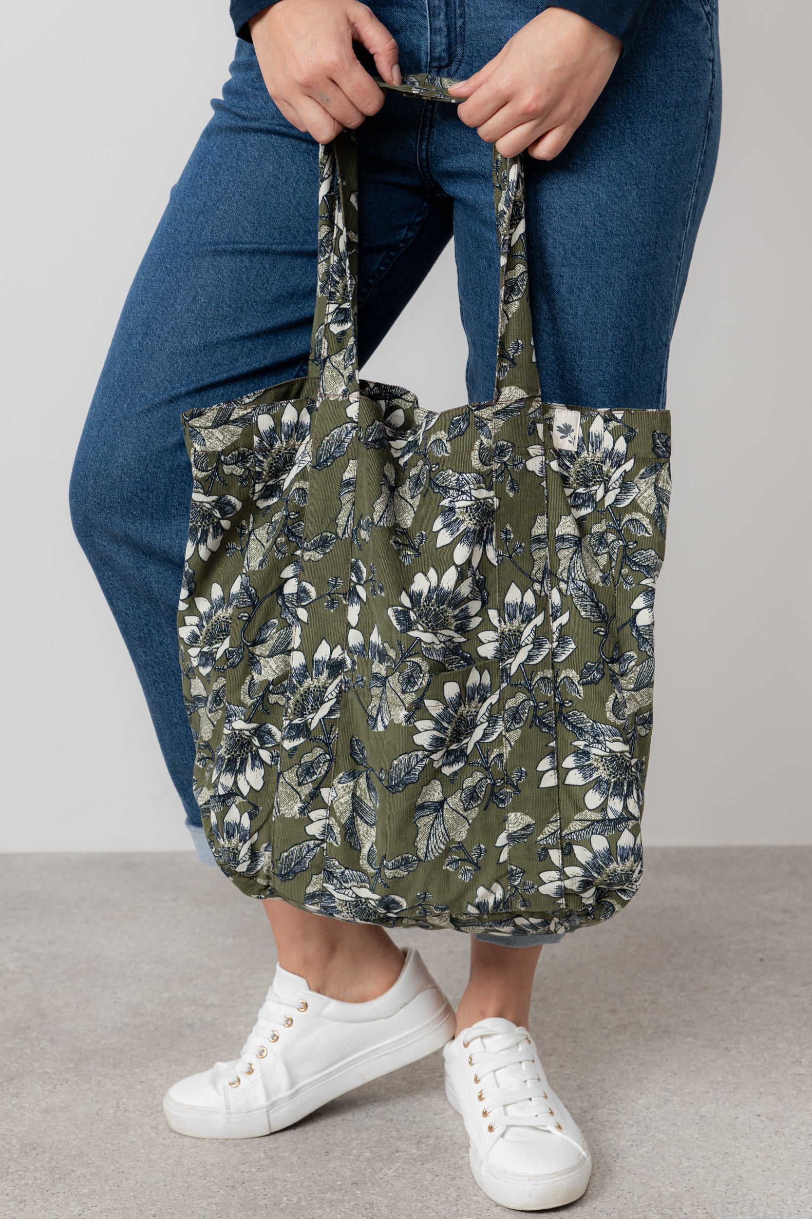 Lily and Me Harvest Cord Shopper