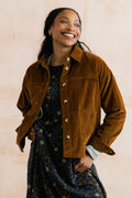 Lily & Me Olivia Shirt Jacket Plain Jumbo Cord