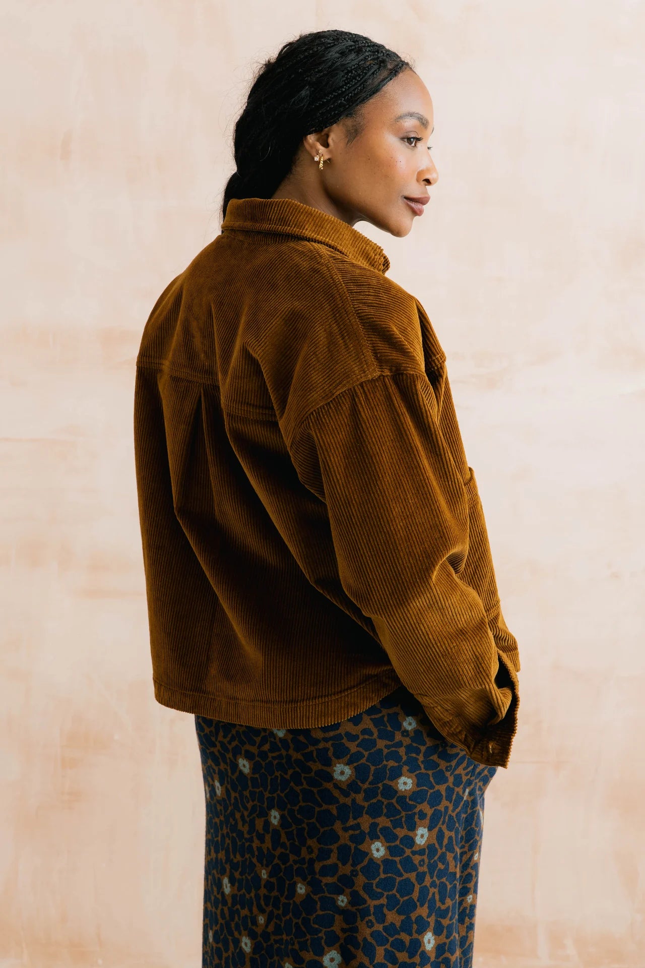 Lily & Me Olivia Shirt Jacket Plain Jumbo Cord