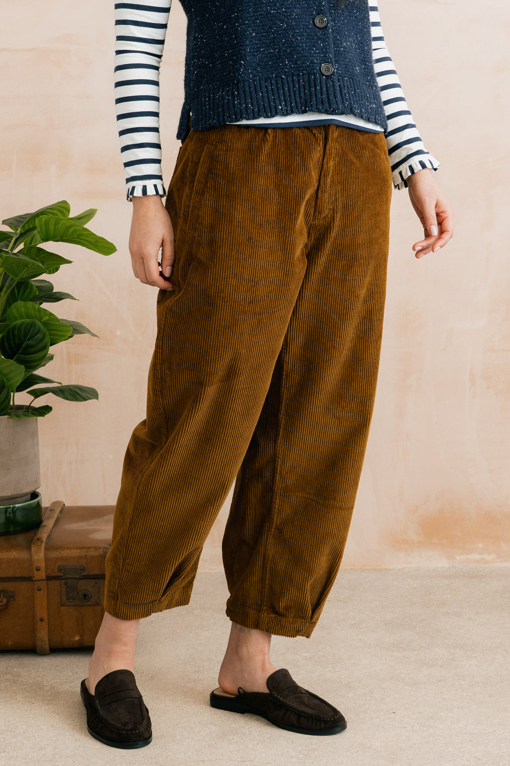 Lily & Me Shirin Trouser Plain Cord