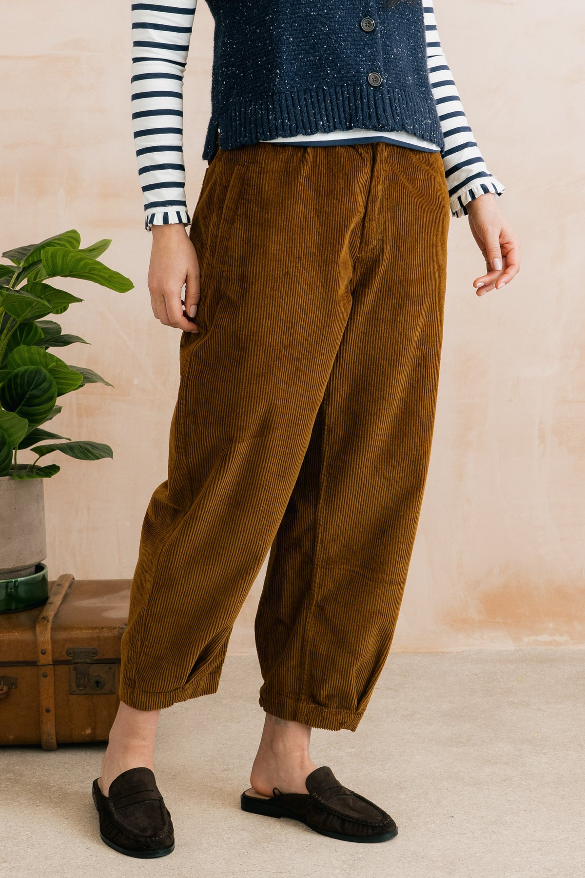 Lily & Me Shirin Trouser Plain Cord