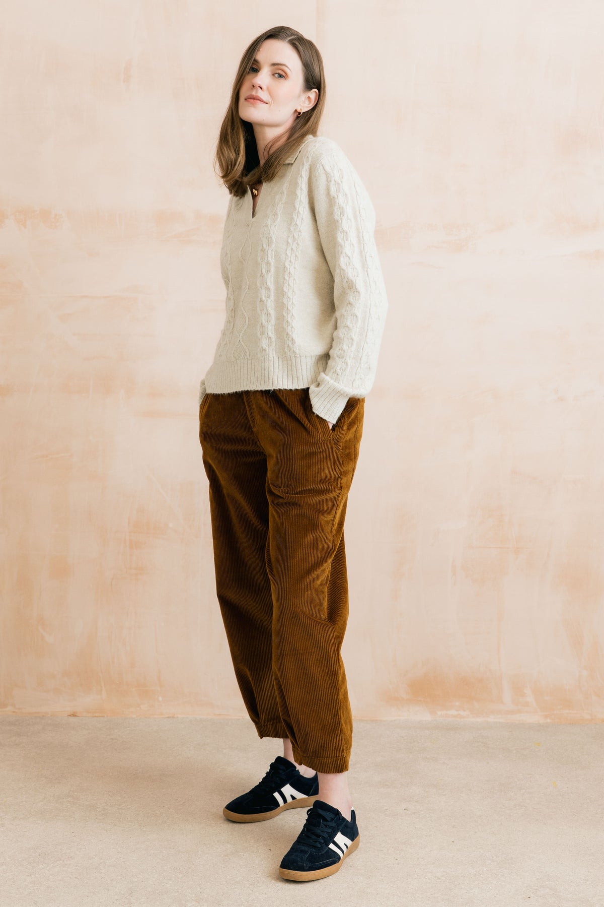 Lily & Me Shirin Trouser Plain Cord