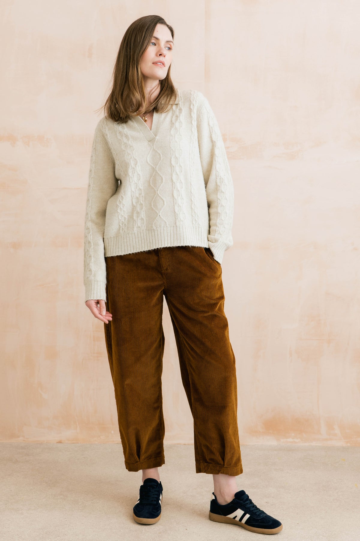 Lily & Me Shirin Trouser Plain Cord
