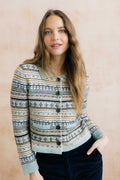 Lily & Me Chestnut Fair Isle Jacket