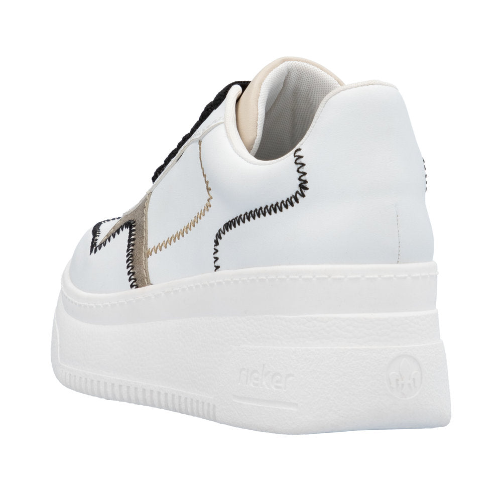 Rieker Trainer M7813-Footwear-White finn