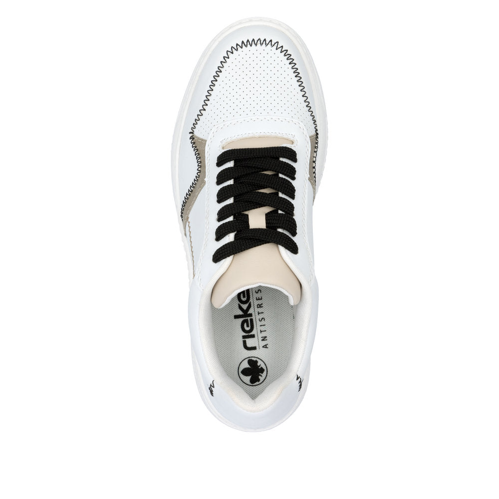 Rieker Trainer M7813-Footwear-White finn