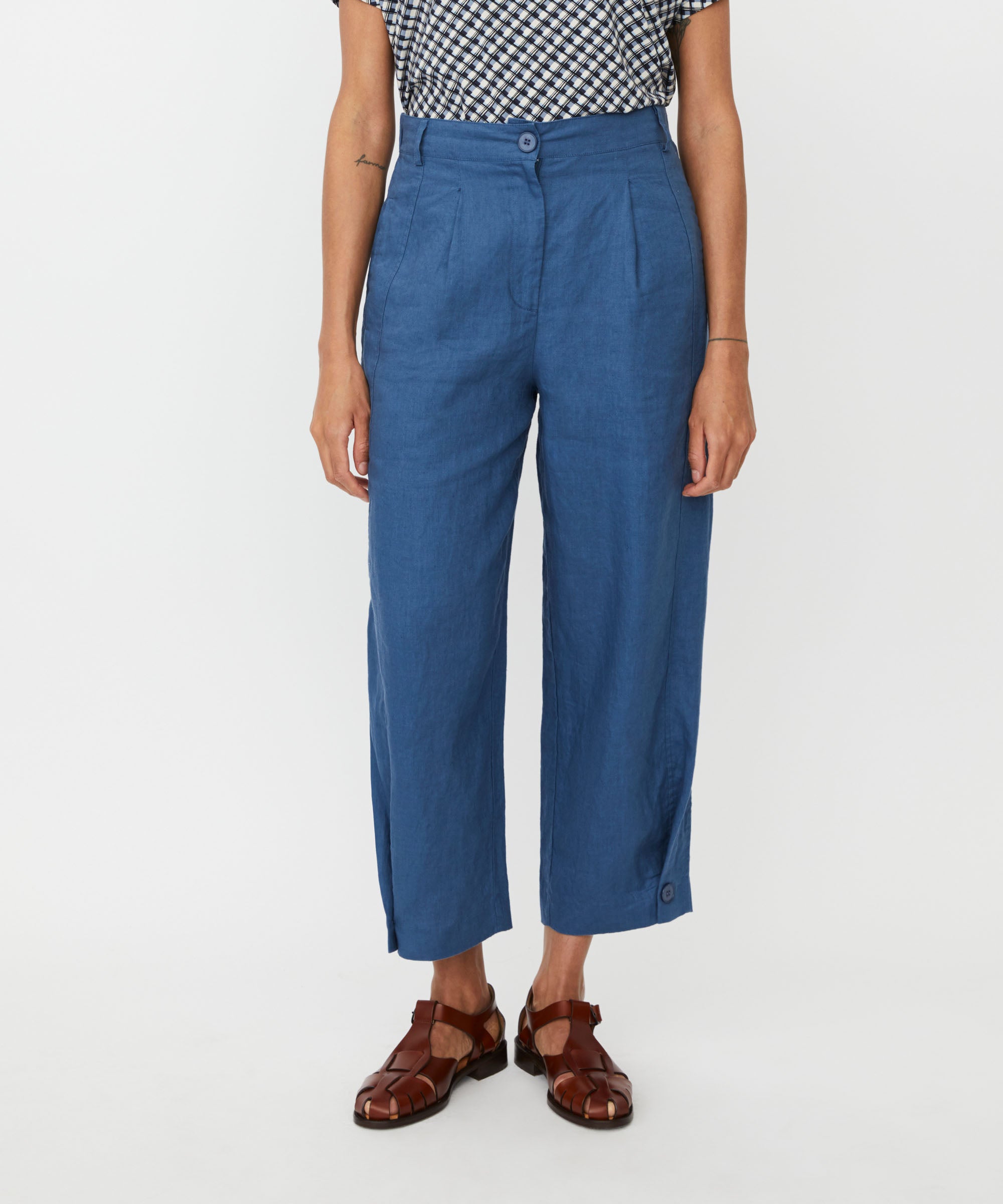 Masai MaPunna Trousers-Masai-White finn