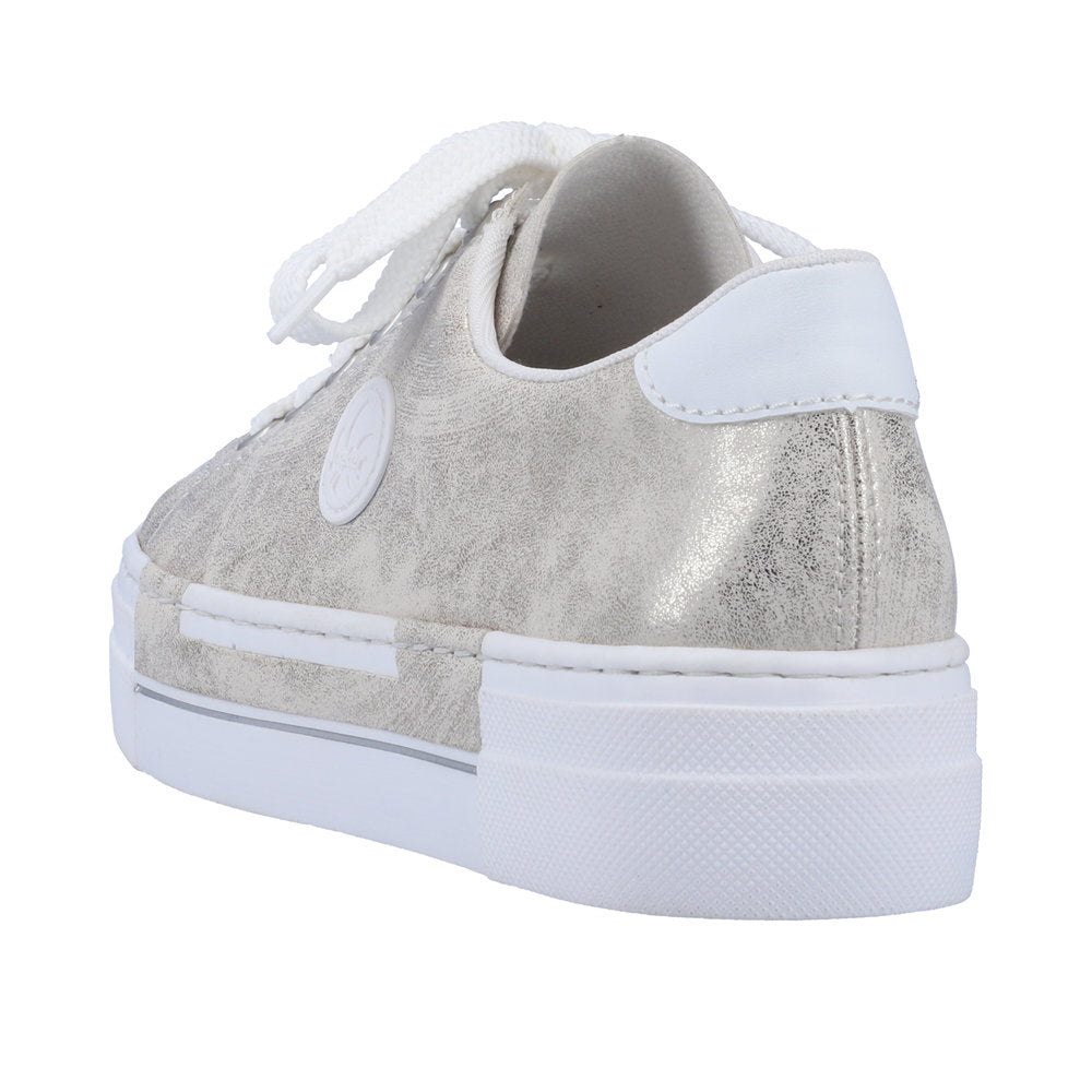 Rieker Gold Trainer N49W1-Footwear-White finn