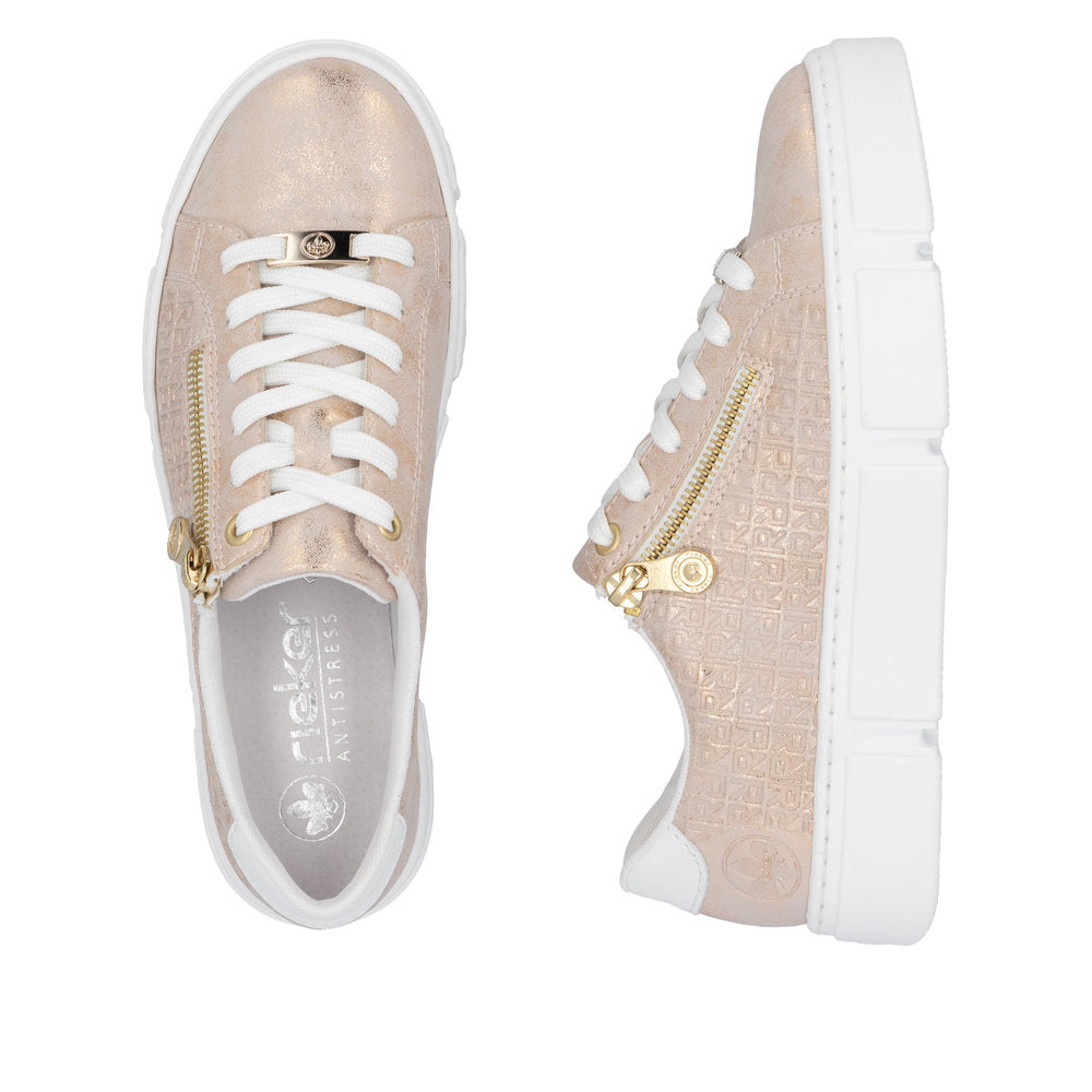 Rieker Rose Gold Trainer N5917