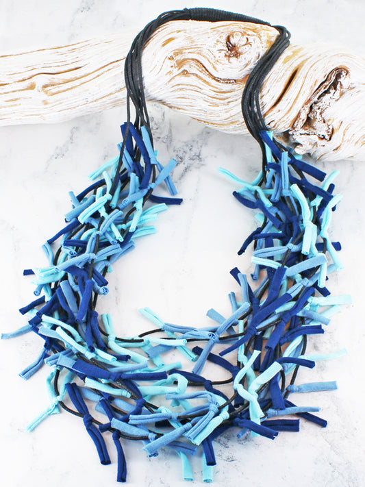 Knoted Jersey Fabric Necklace