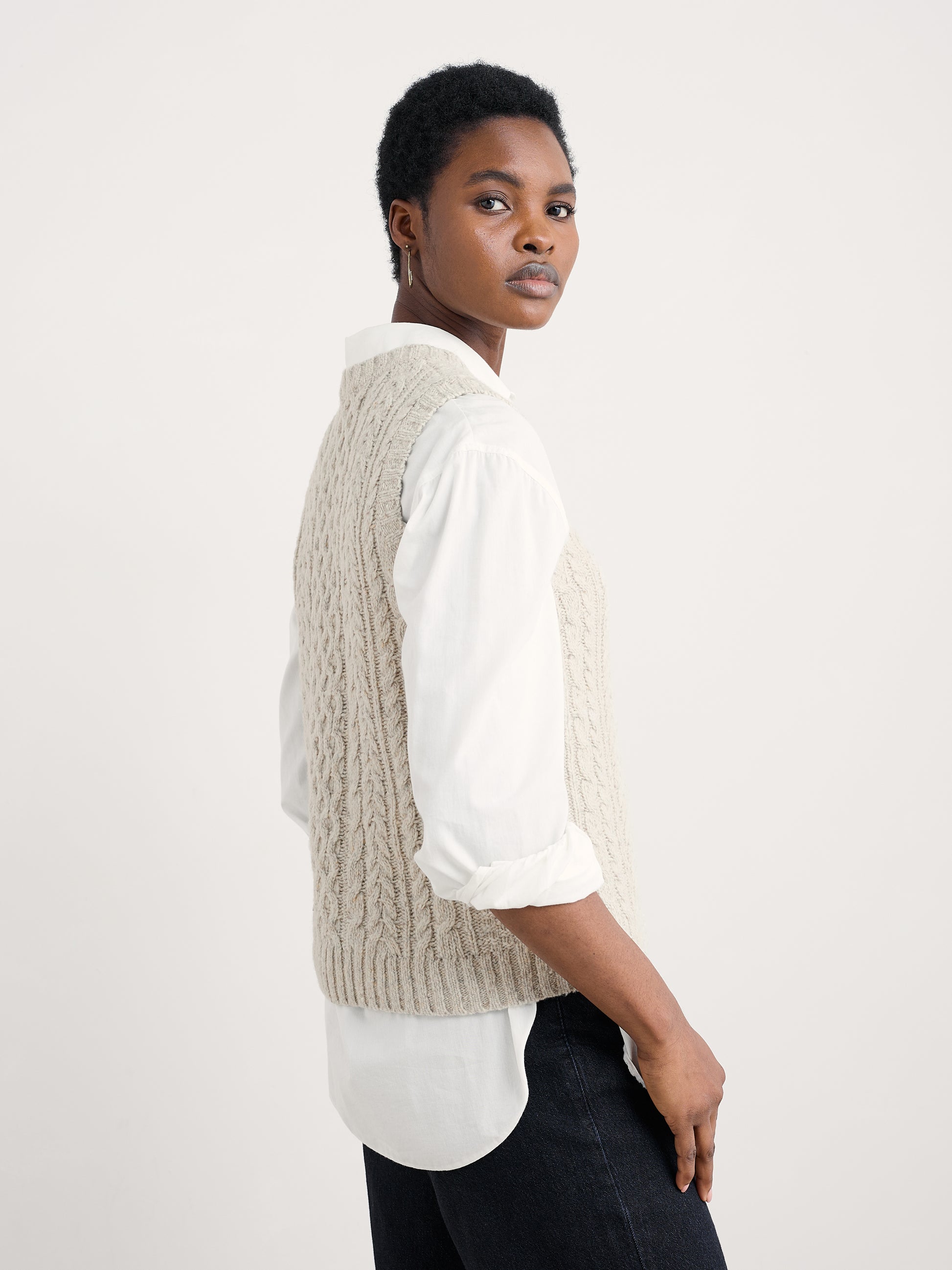 Seasalt Newlyn Cable Stitch Vest