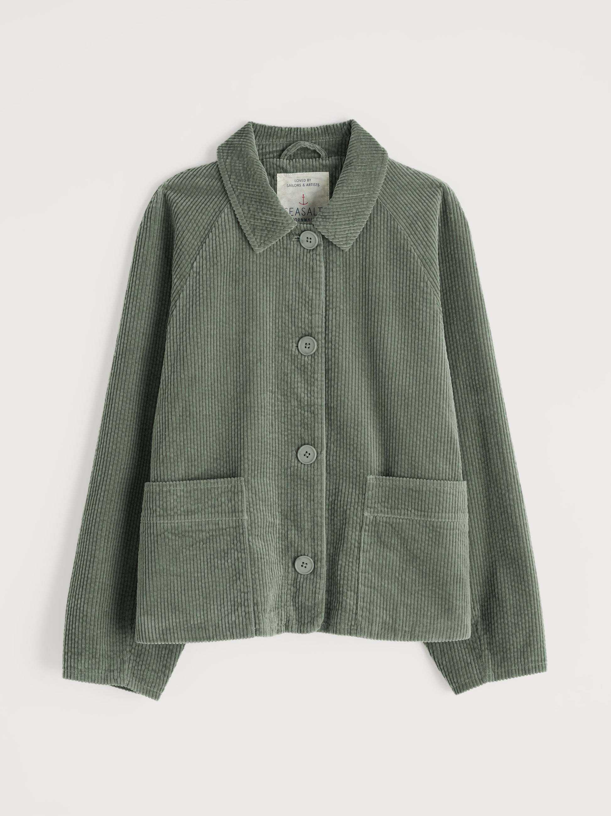 Seasalt Ocean Mist Cord Jacket-Seasalt-White finn