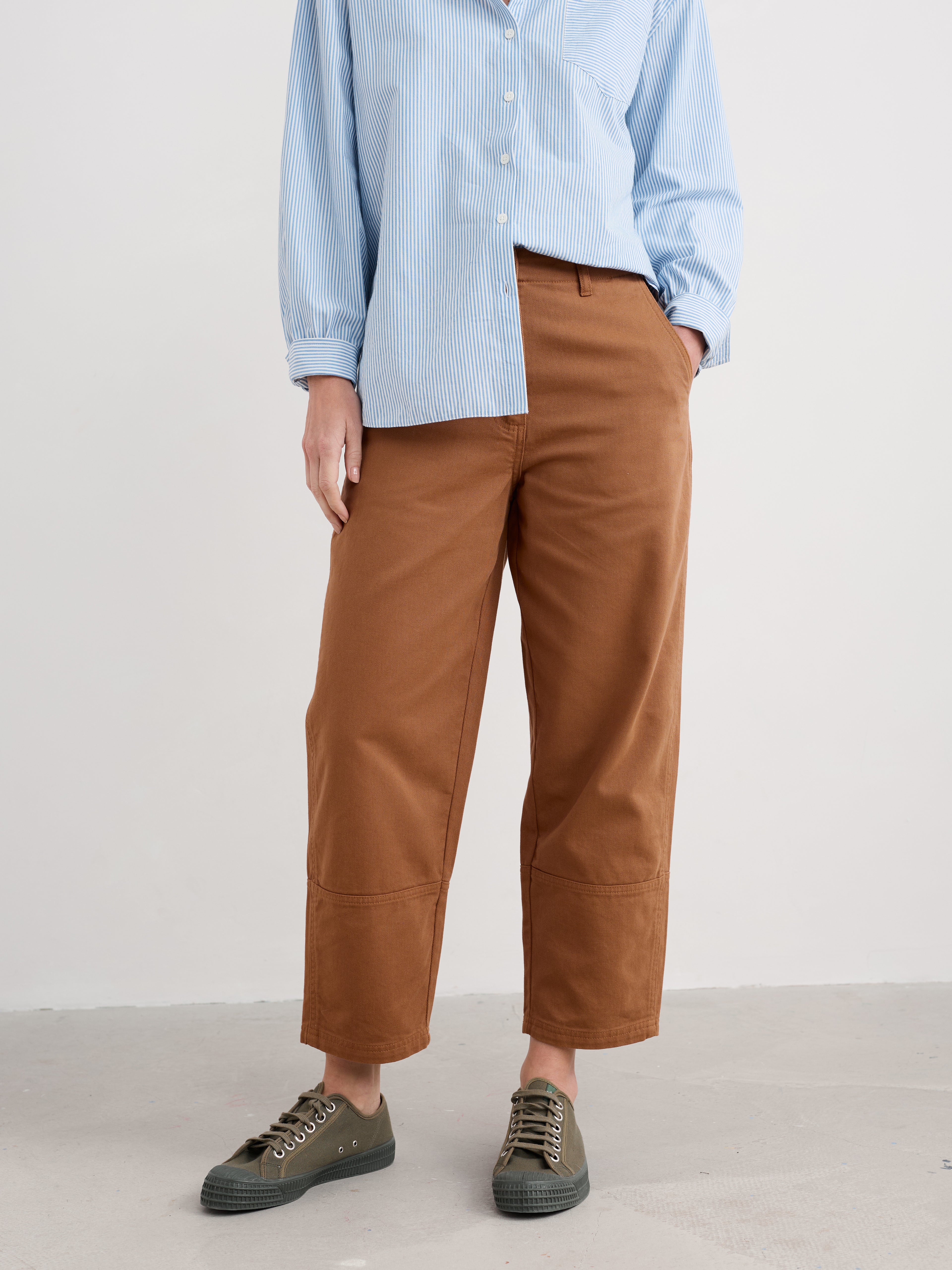 Seasalt Painted Forms Trouser-Trouser-White finn