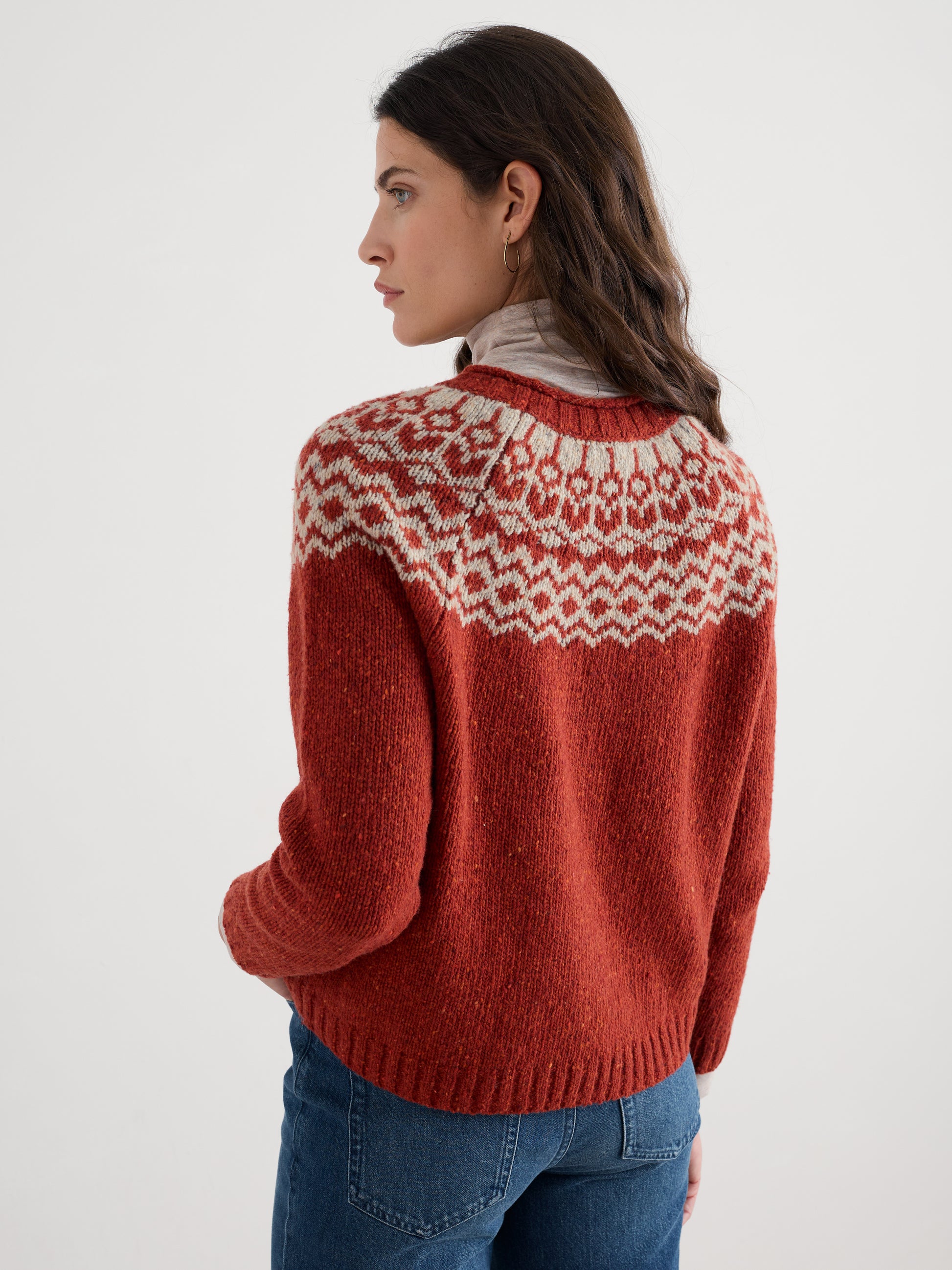 Seasalt Port Kinnis Fair Isle Jumper With Merino