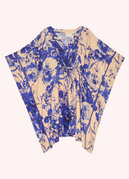 Powder Beach Wrap Around - China Blue Blooms-White finn