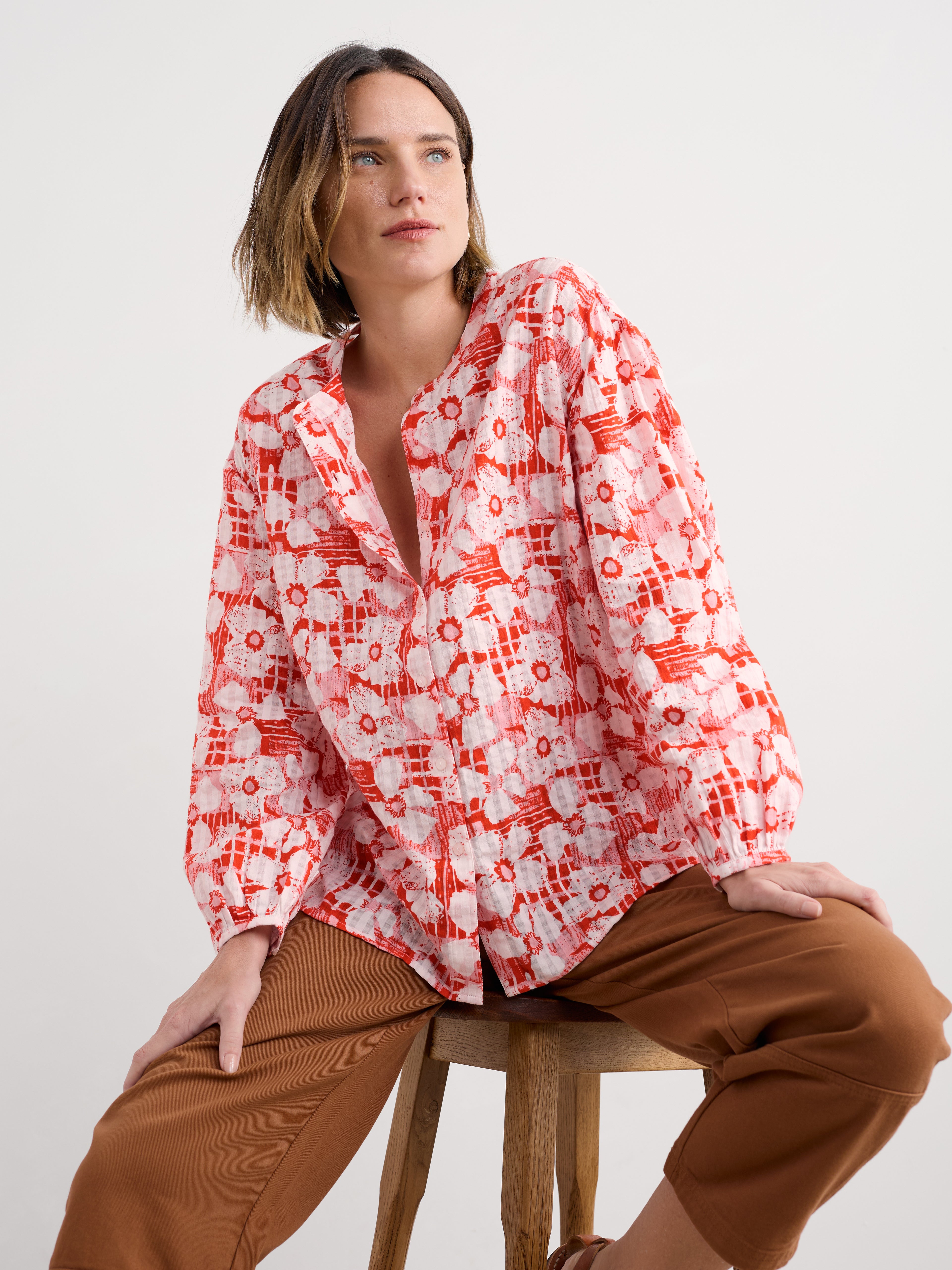 Seasalt Radiance Shirt-Shirts & Tops-White finn