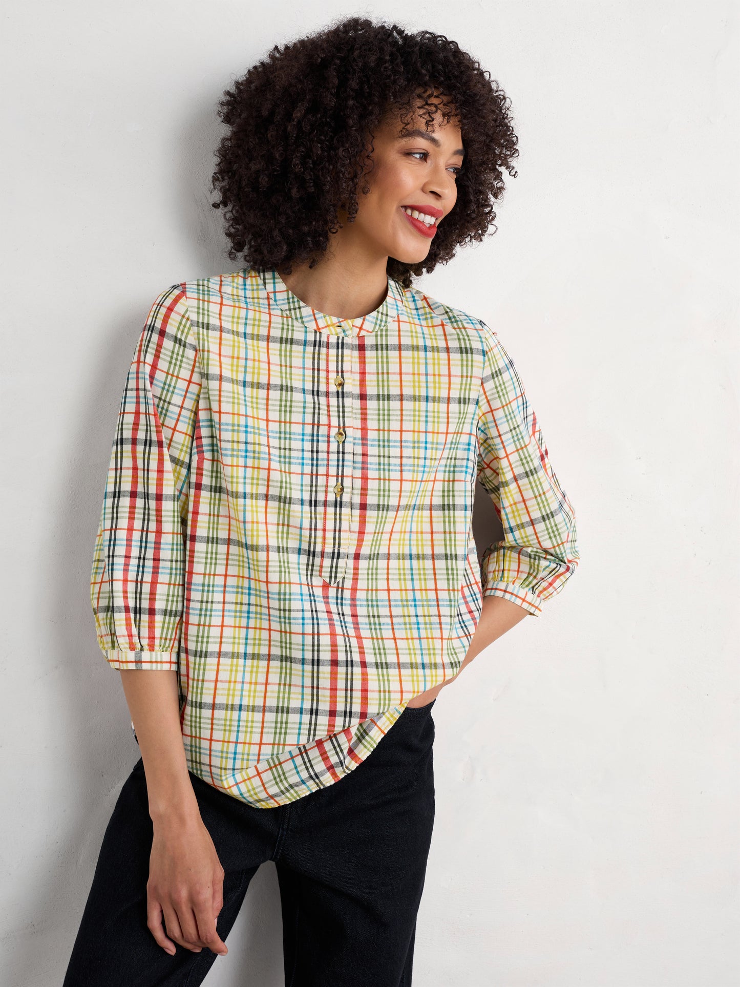 Seasalt Rose Garden Yarn-Dyed Check Shirt