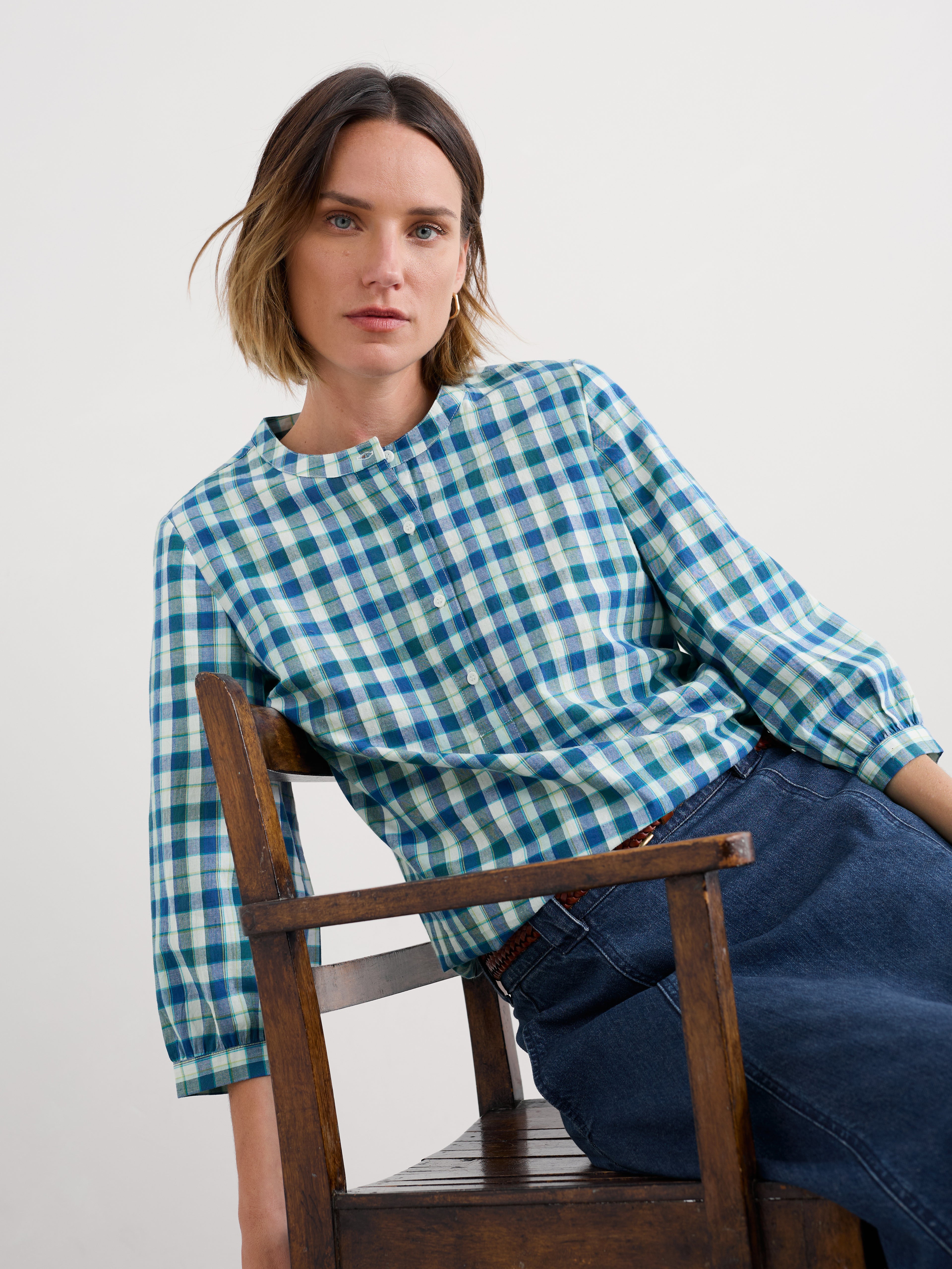 Seasalt Rose Garden Top-Tops-White finn