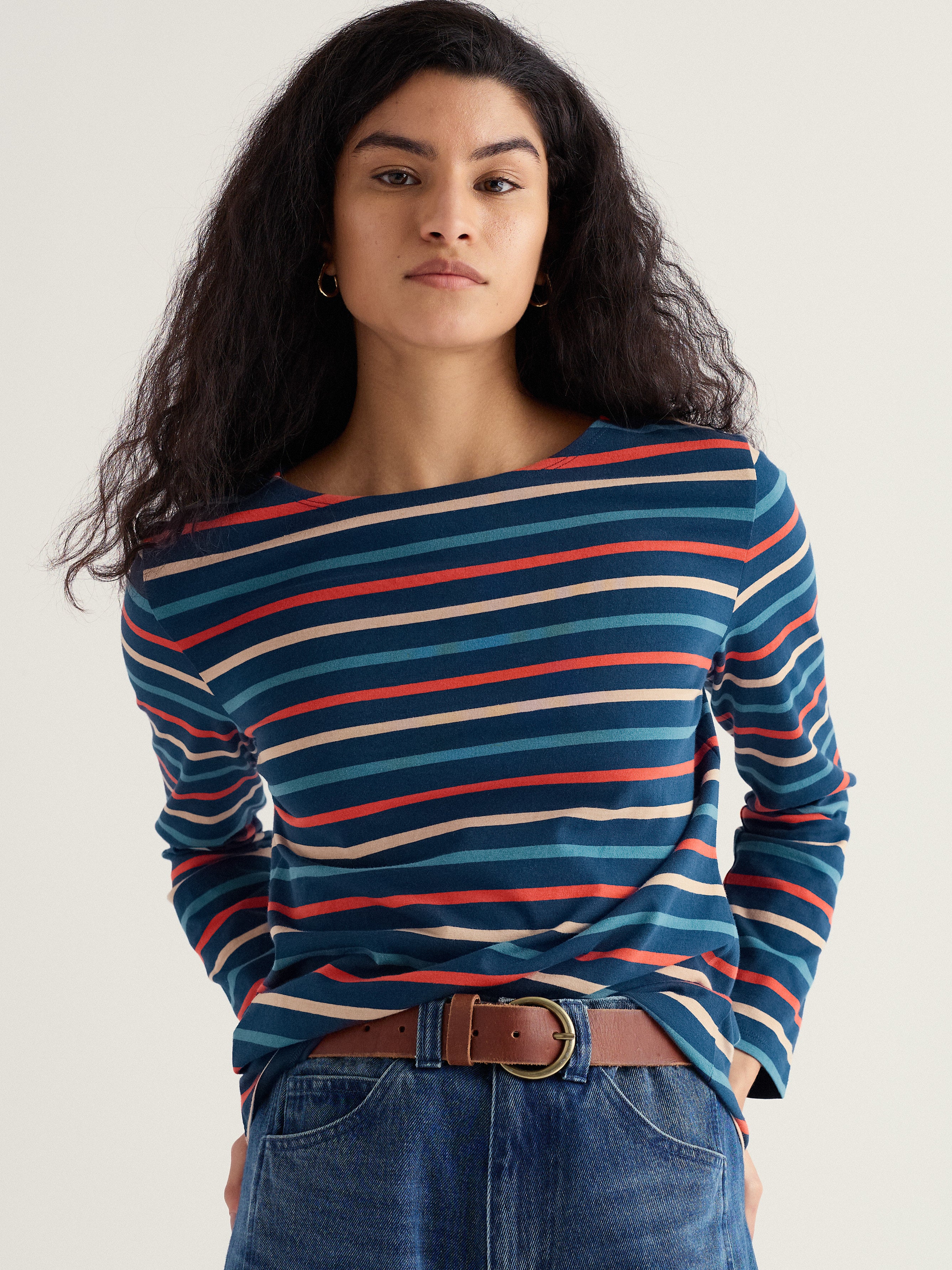 Seasalt Sailor Top - Tri Breton Eden-Seasalt-White finn