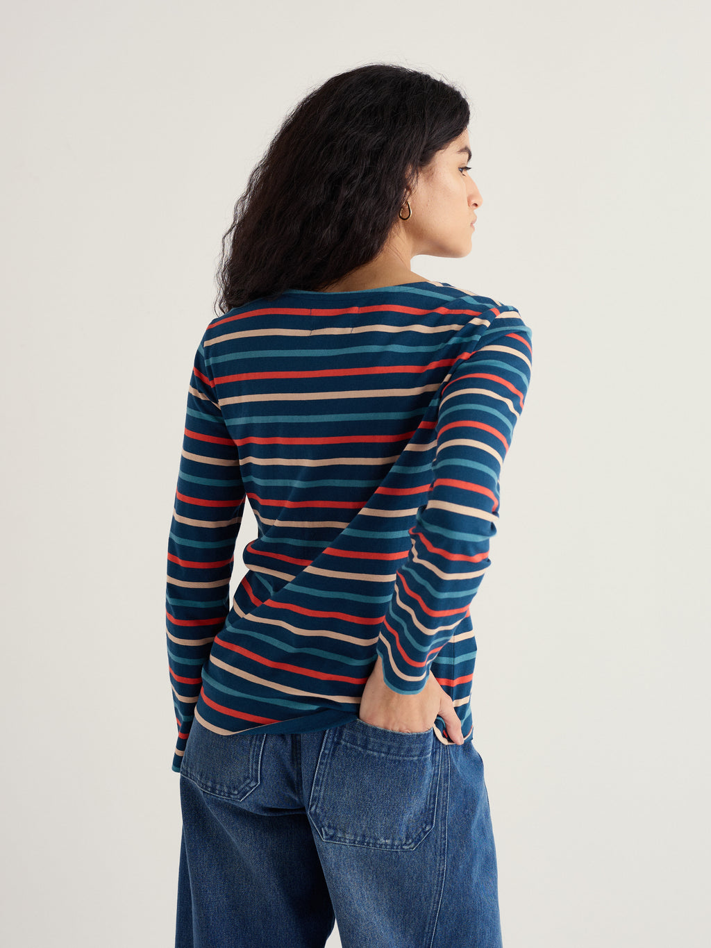 Seasalt Sailor Top - Tri Breton Eden-Seasalt-White finn