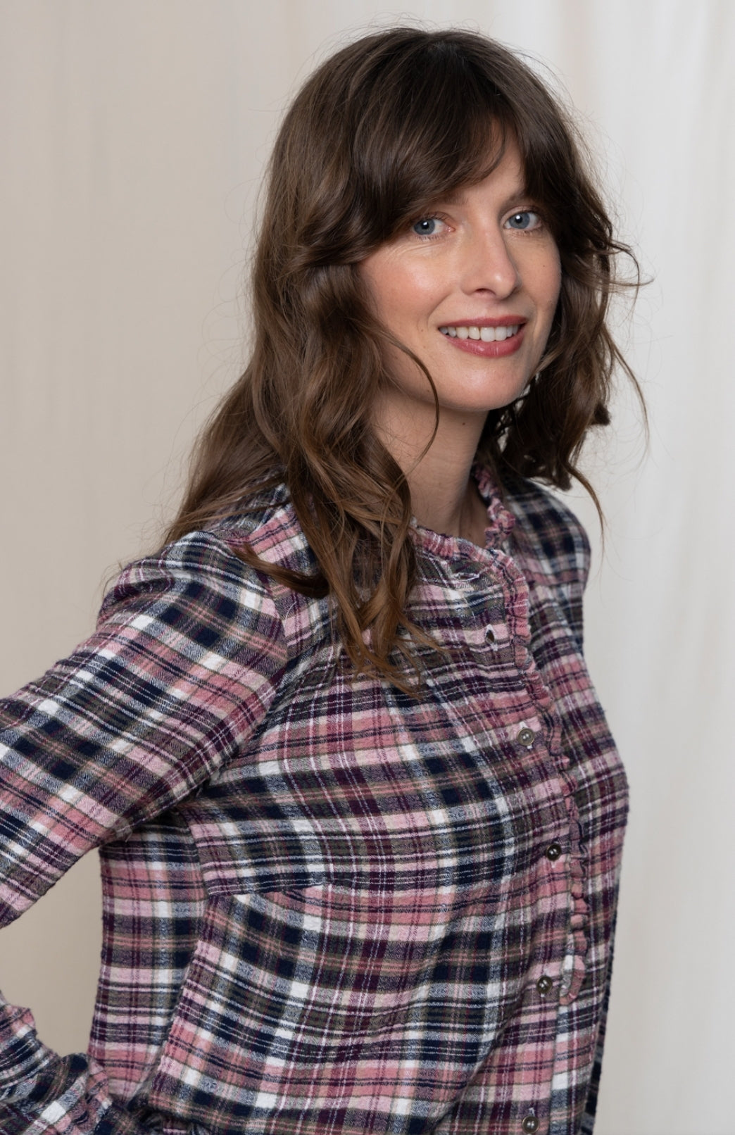 Lily and Me Rita Frill Check Shirt