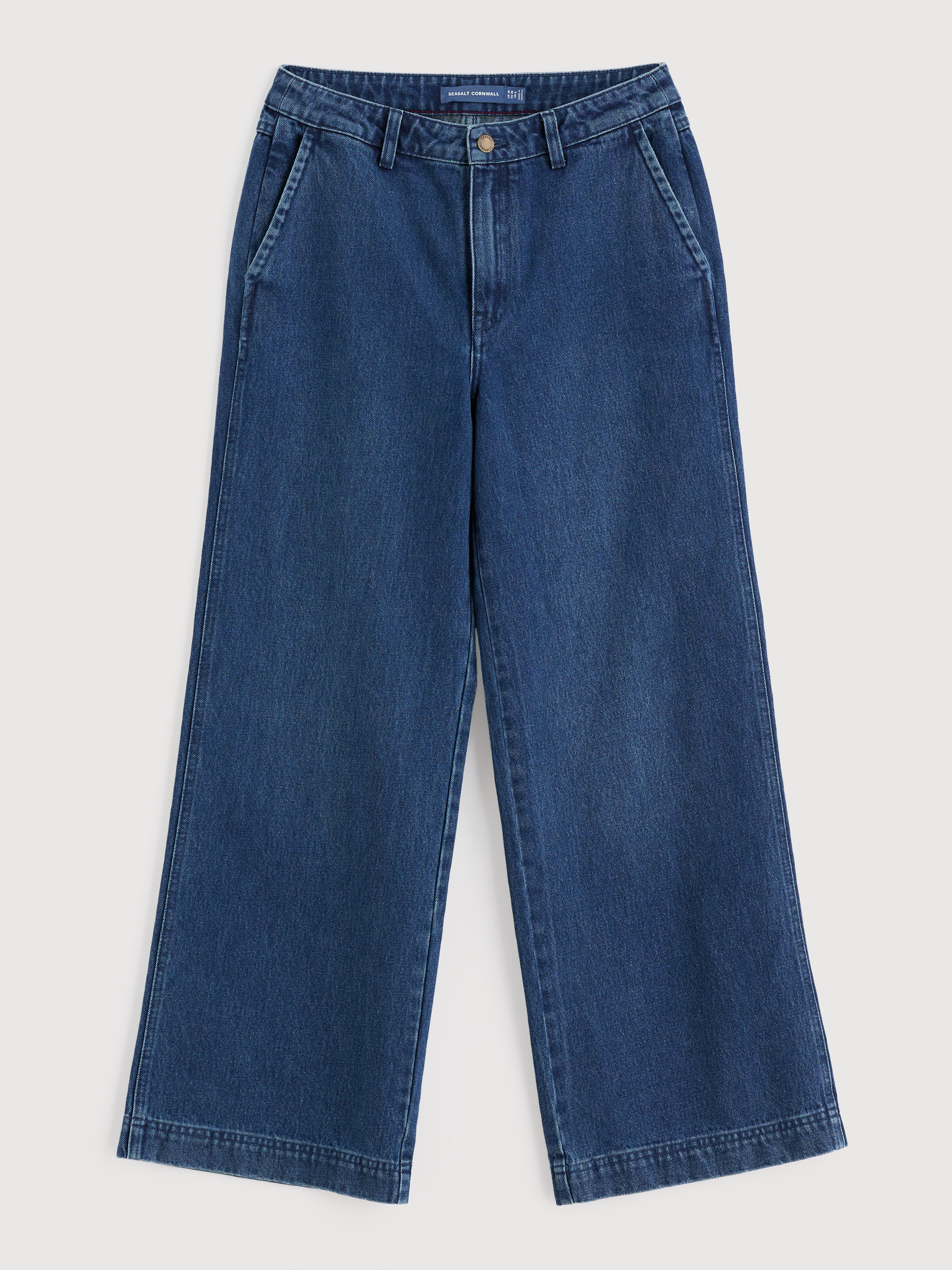 Seasalt Sennen Cove Jean - Mid Wash-Seasalt-White finn