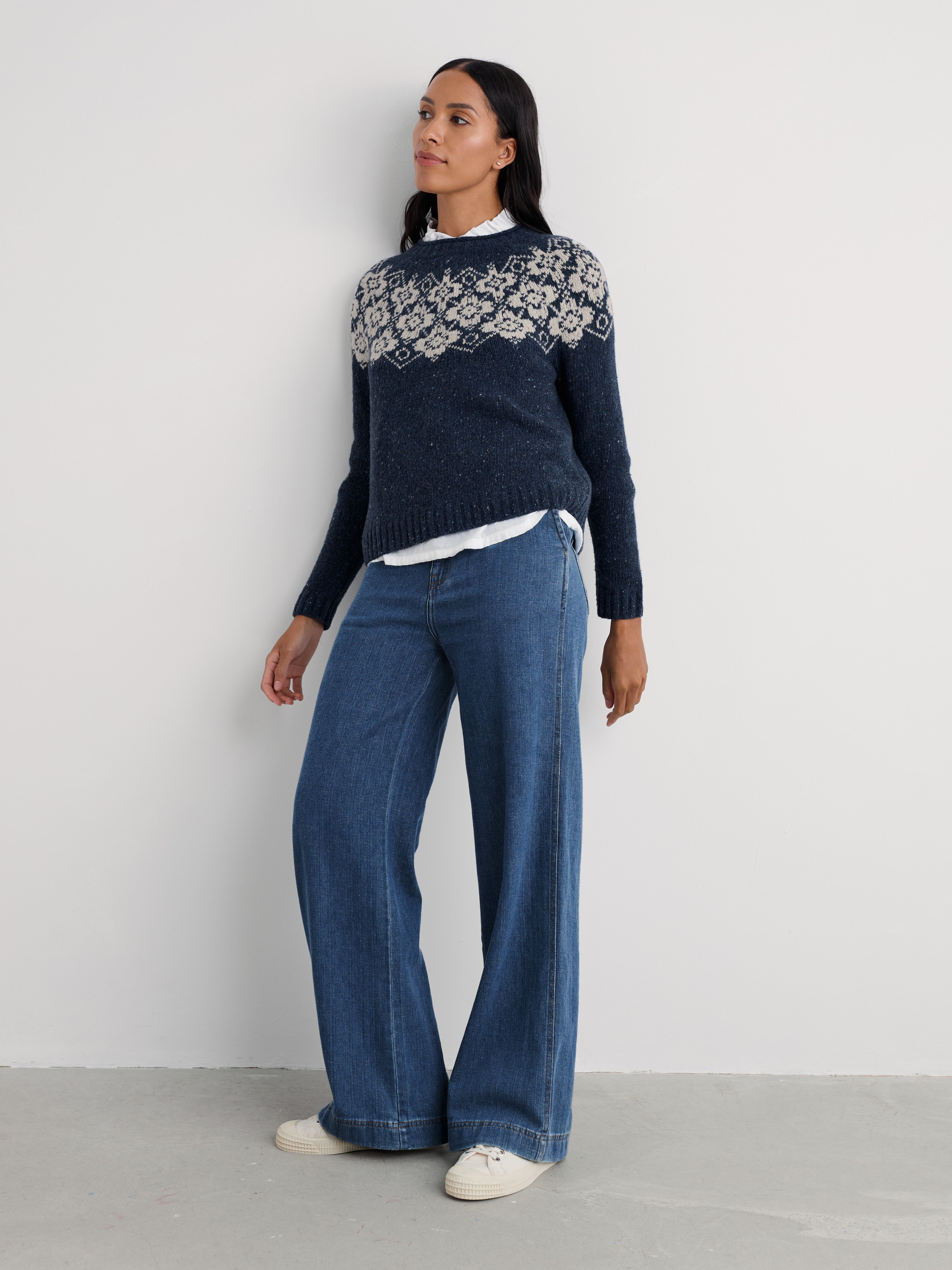 Seasalt Sennen Cove Jean - Mid Wash-Seasalt-White finn