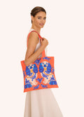 Powder Canvas Tote Bag - Splendid Spaniels-Bag-White finn