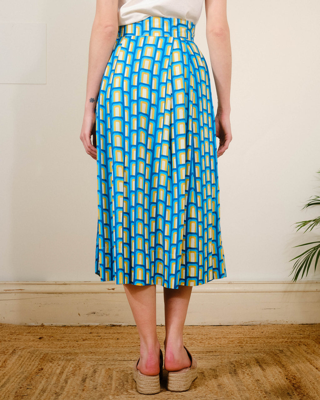 Pretty Vacant Taylor Skirt in Hove Pier Print