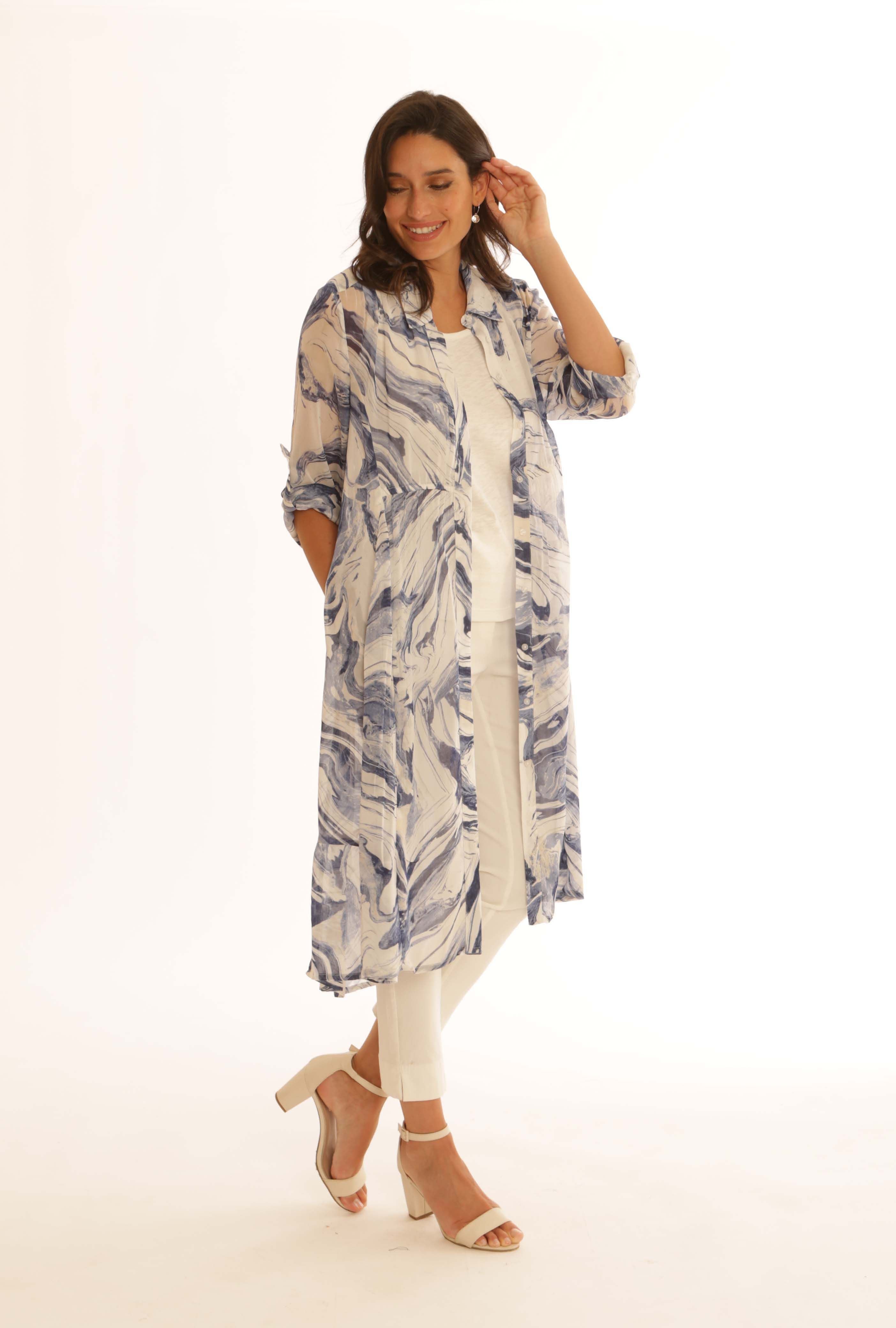 Pomodoro Onyx High Low Dress-Dress-White finn