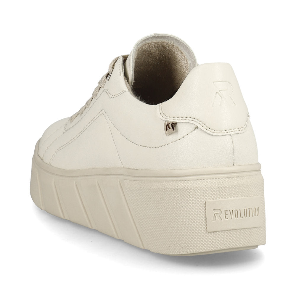 Rieker Chunky Trainer W0503-Footwear-White finn