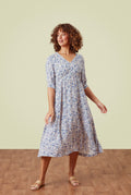 Adini VERONIQUE DRESS RIKISHA FLORAL-Dress-XS-Blue-