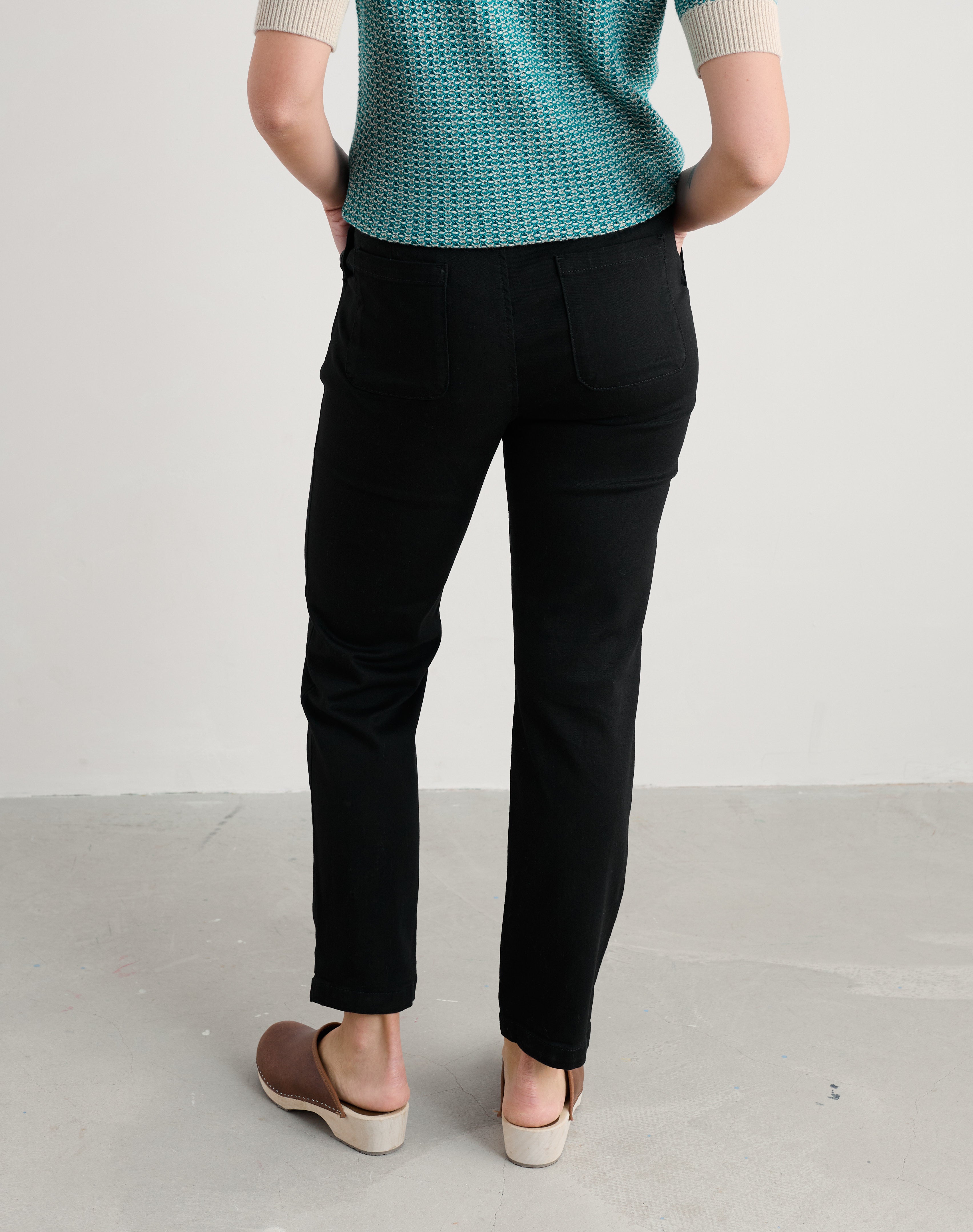 Seasalt Waterdance Trouser Black-Trousers-White finn