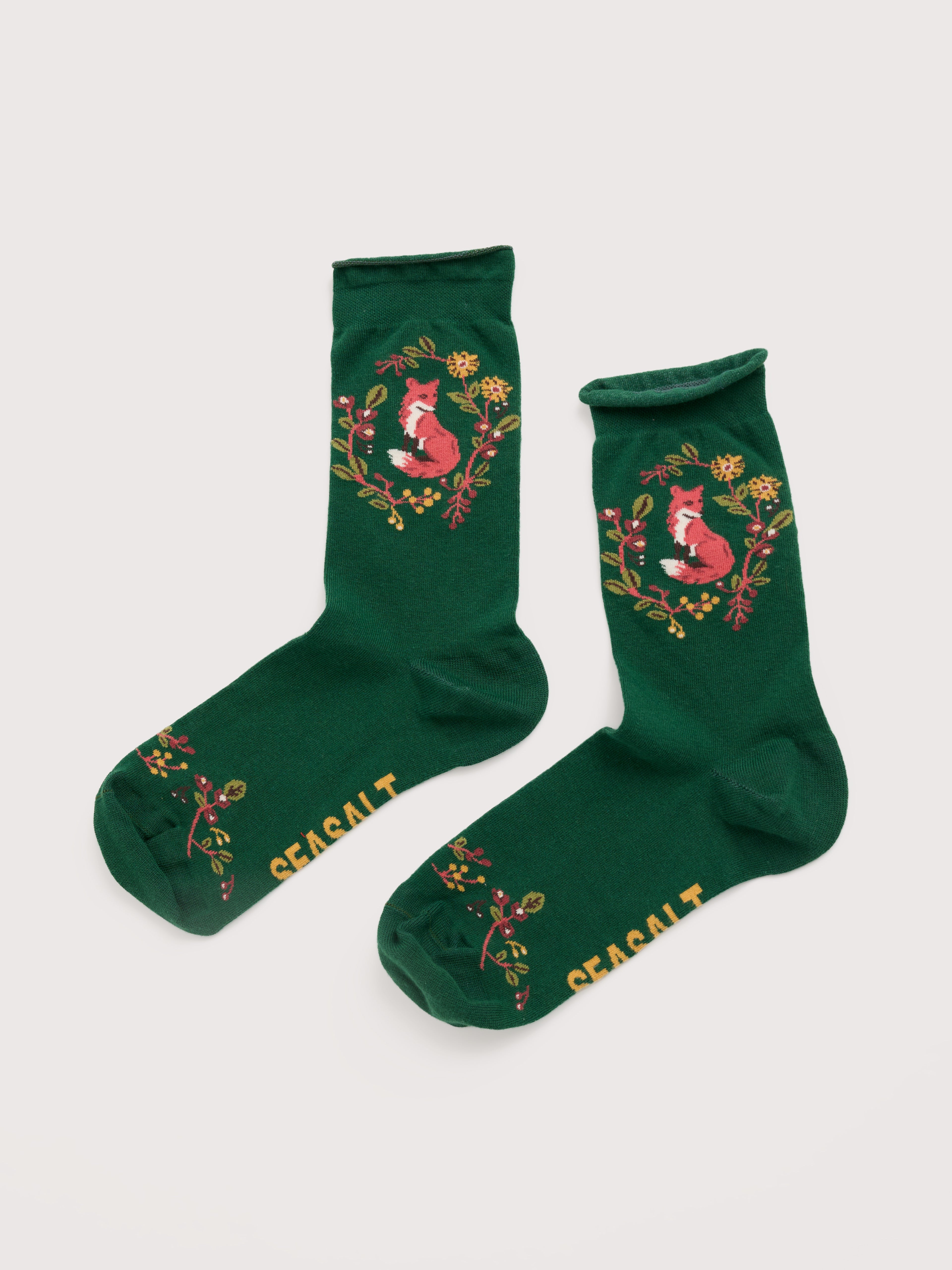 Seasalt Women's Bamboo Arty Socks-Socks-White finn