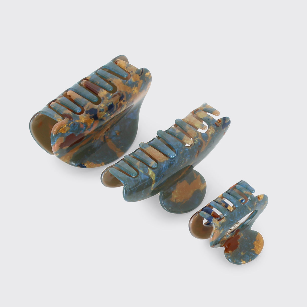 Athena Small Claw Clip-Hairclip-White finn