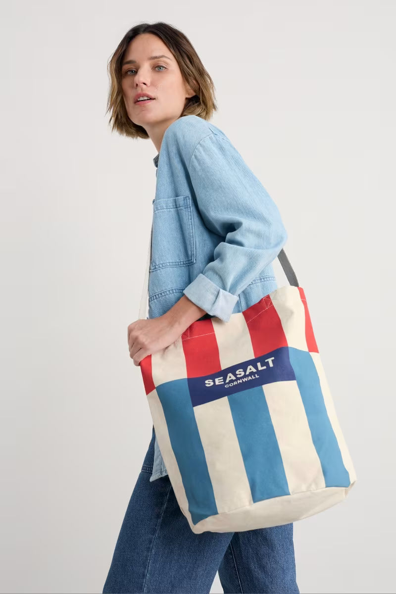 Seasalt Canvas Tote Bag-Seasalt-White finn