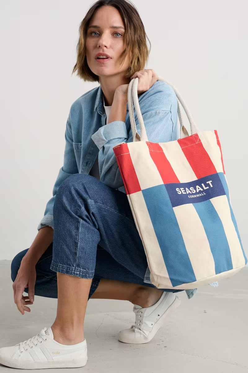 Seasalt Canvas Tote Bag-Seasalt-White finn