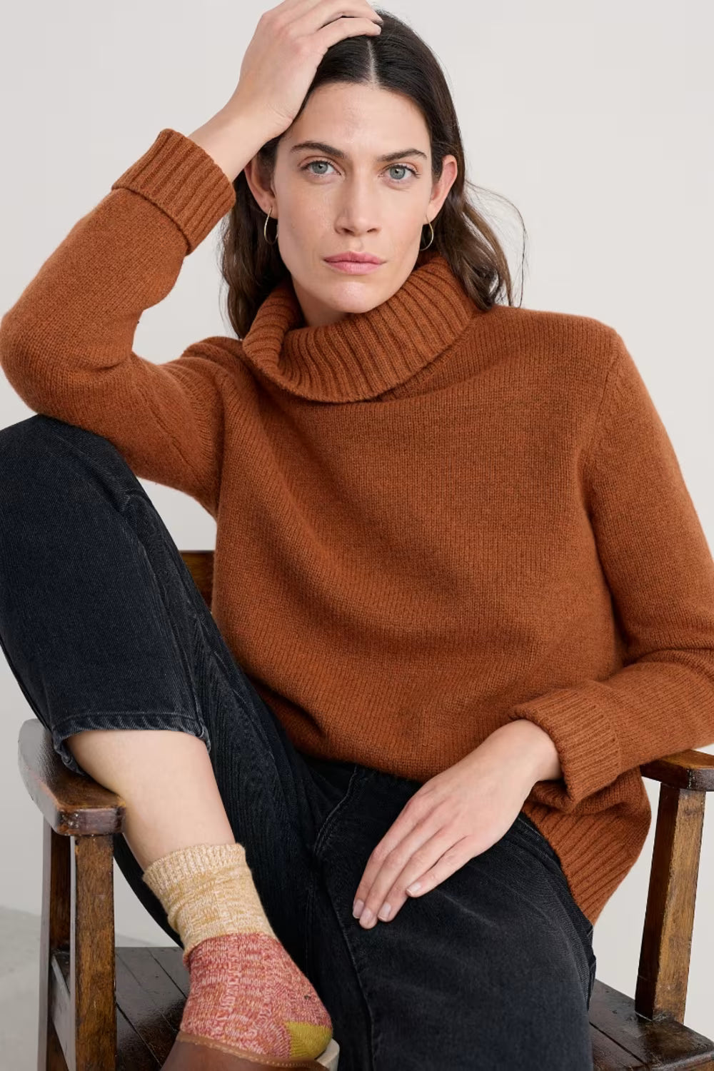Seasalt Braque Jumper - Rusted