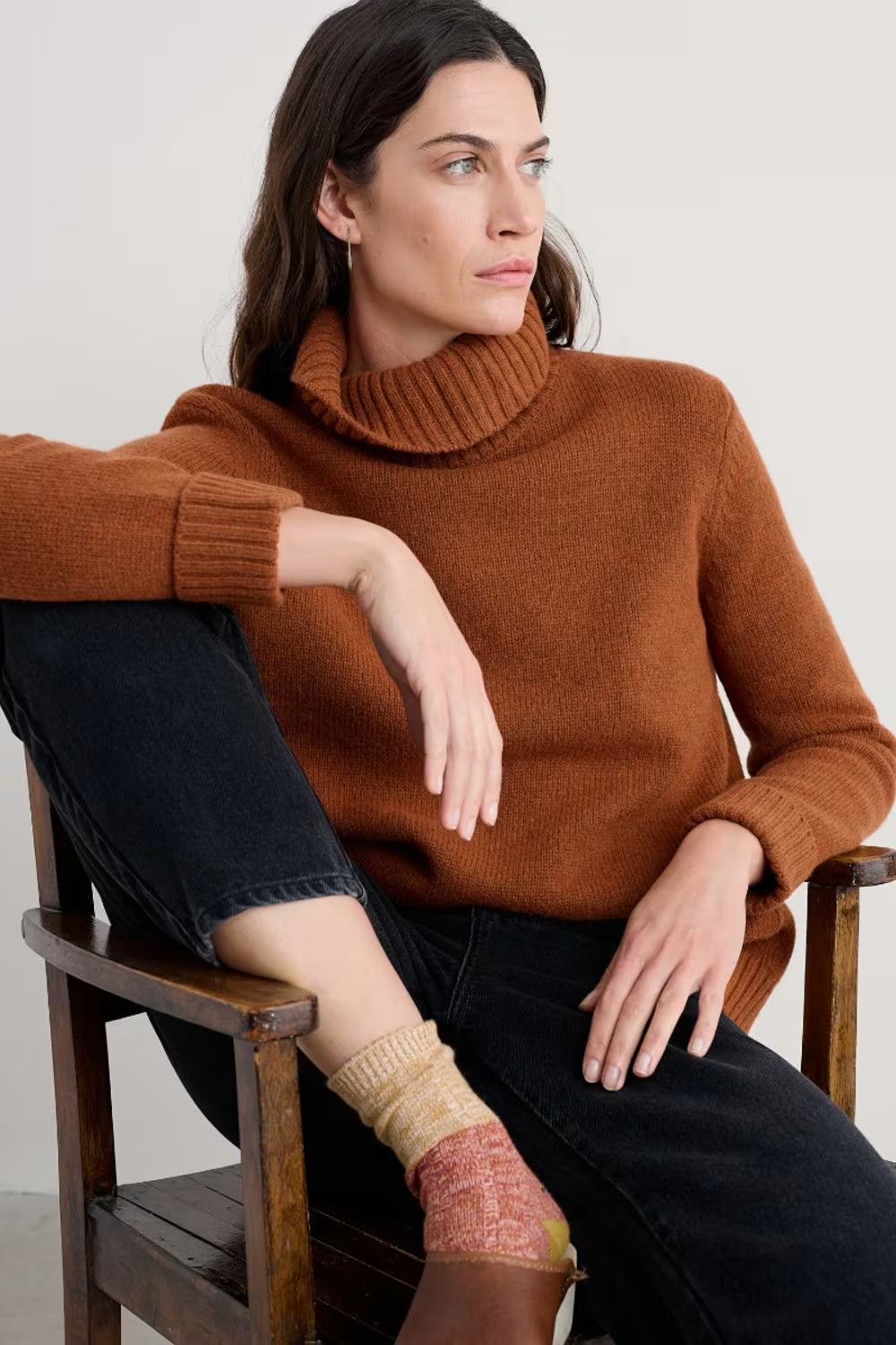 Seasalt Braque Jumper - Rusted